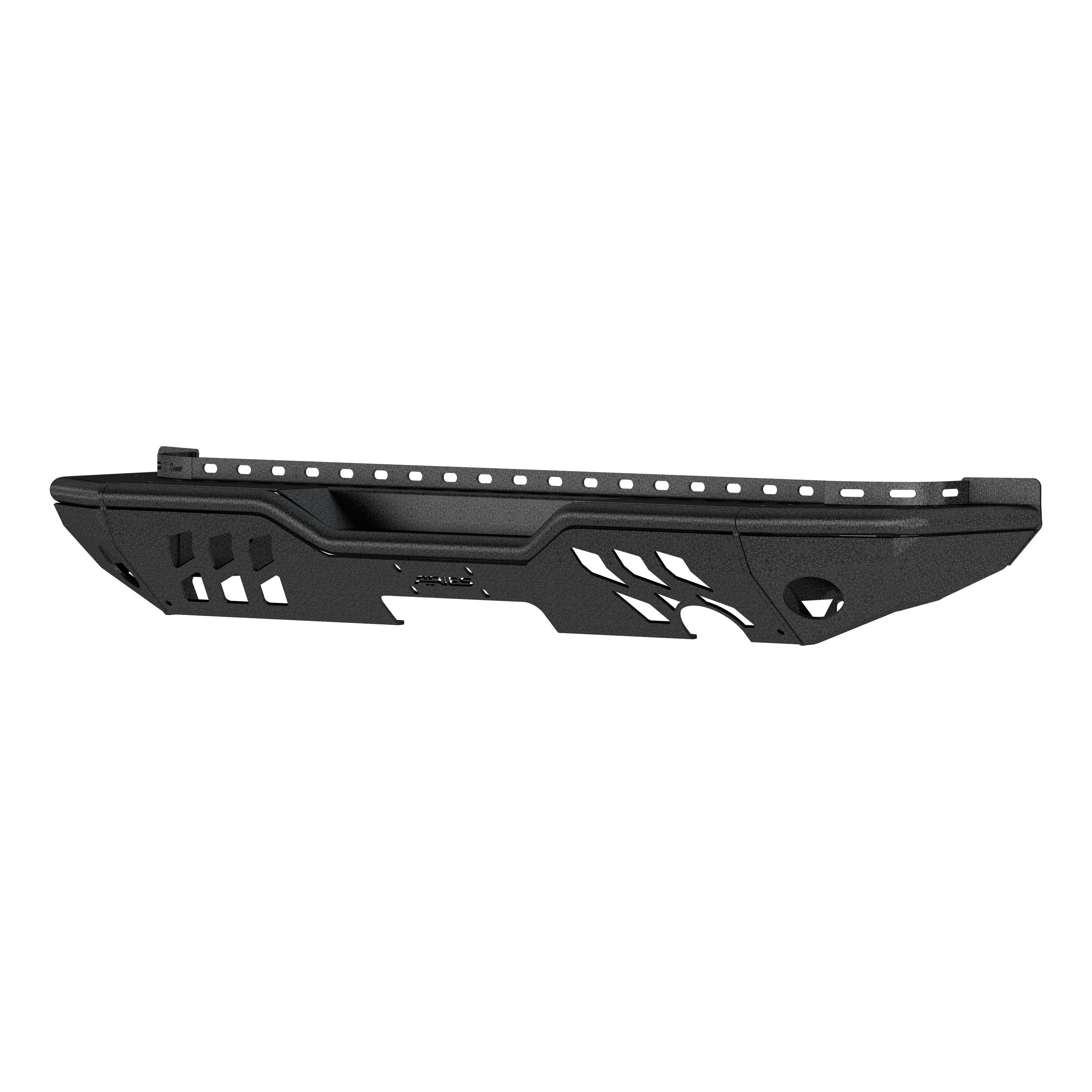 ARIES 2082036 TrailChaser Black Aluminum Jeep Wrangler JK Rear Bumper thumbnail 0