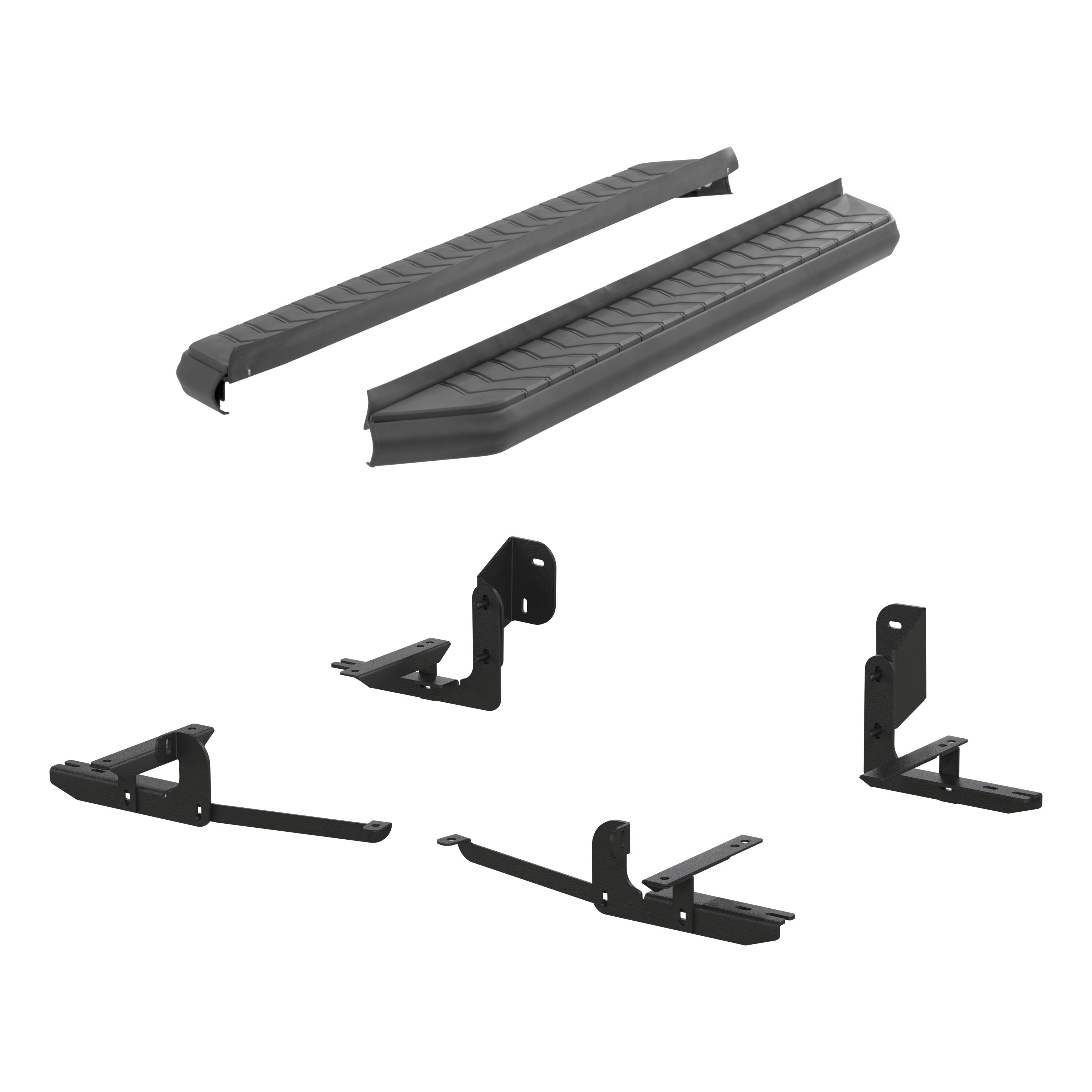 ARIES 2061011 AeroTread 5 x 70-Inch Black Stainless SUV Running Boards, Select Nissan Pathfinder thumbnail 1