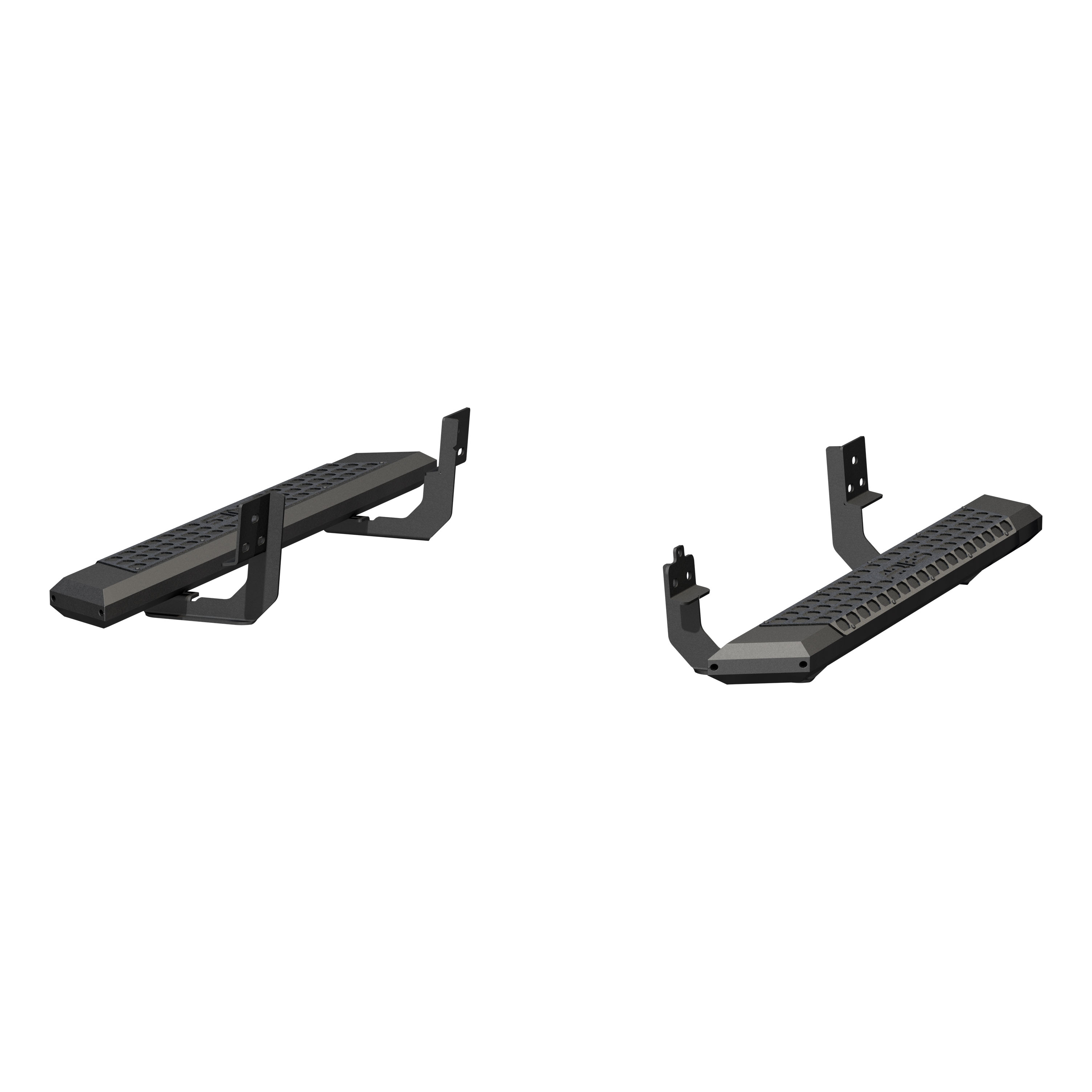 ARIES 2556001 AdvantEDGE Black Aluminum 53-Inch Truck Running Boards, Select Chevrolet Silverado, GMC Sierra 1500, 2500, 3500 HD thumbnail 2