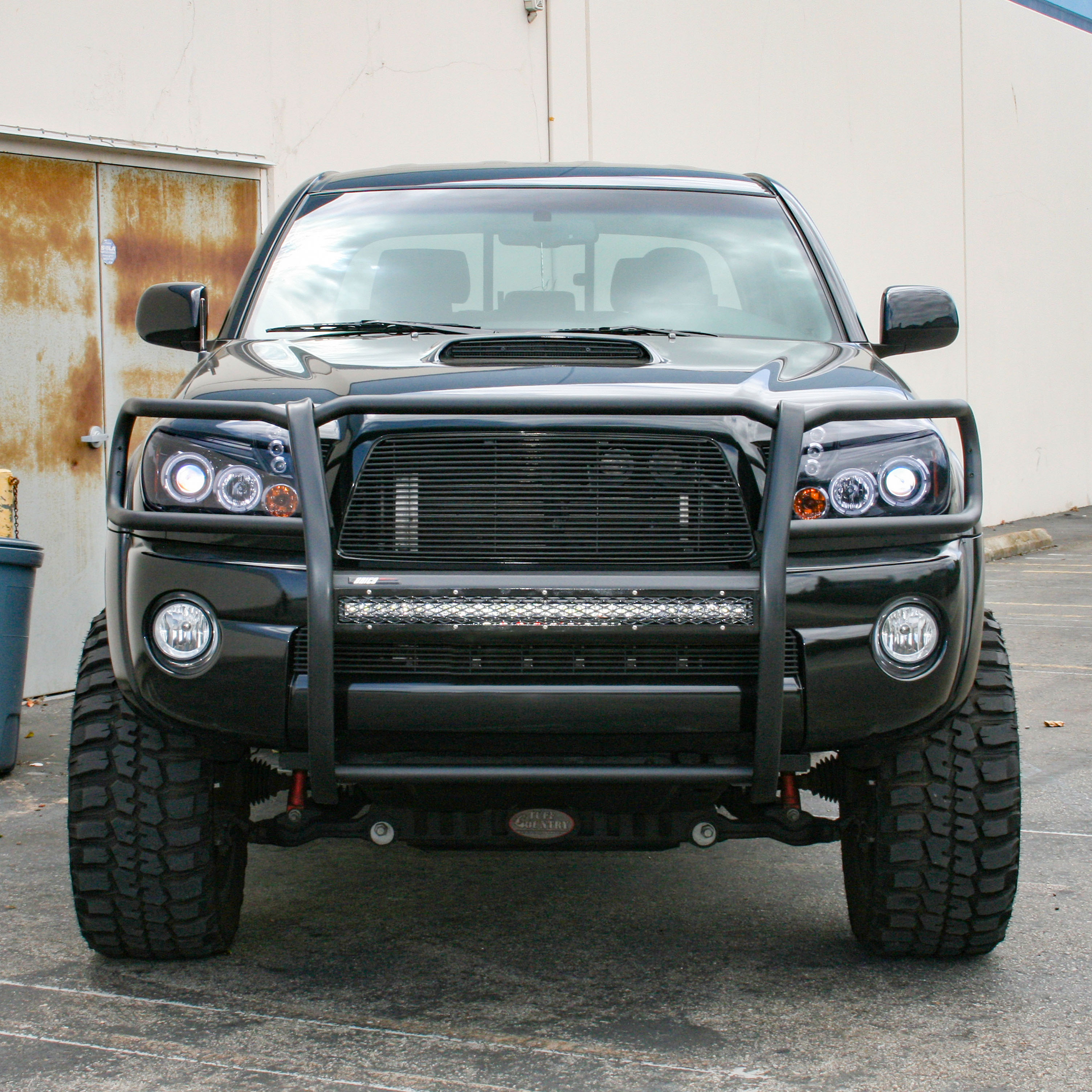 ARIES 2170001 Pro Series Black Steel Grille Guard with Light Bar, Select Toyota Tacoma thumbnail 11