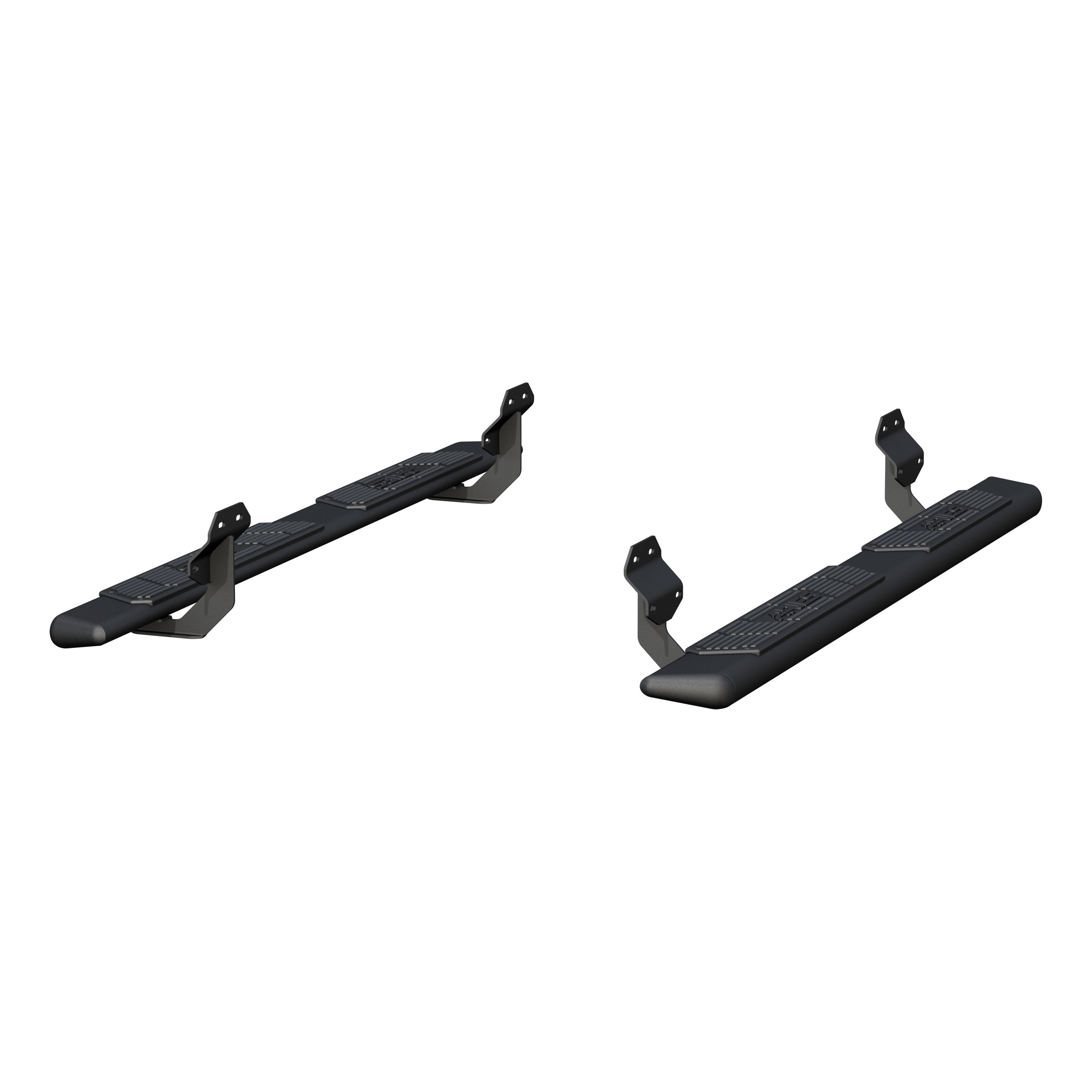 ARIES 2558012 AscentStep Black Steel 5-1/2 x 75-Inch Truck Running Boards, Select Ford F-150, F-250, F-350 Super Duty thumbnail 2