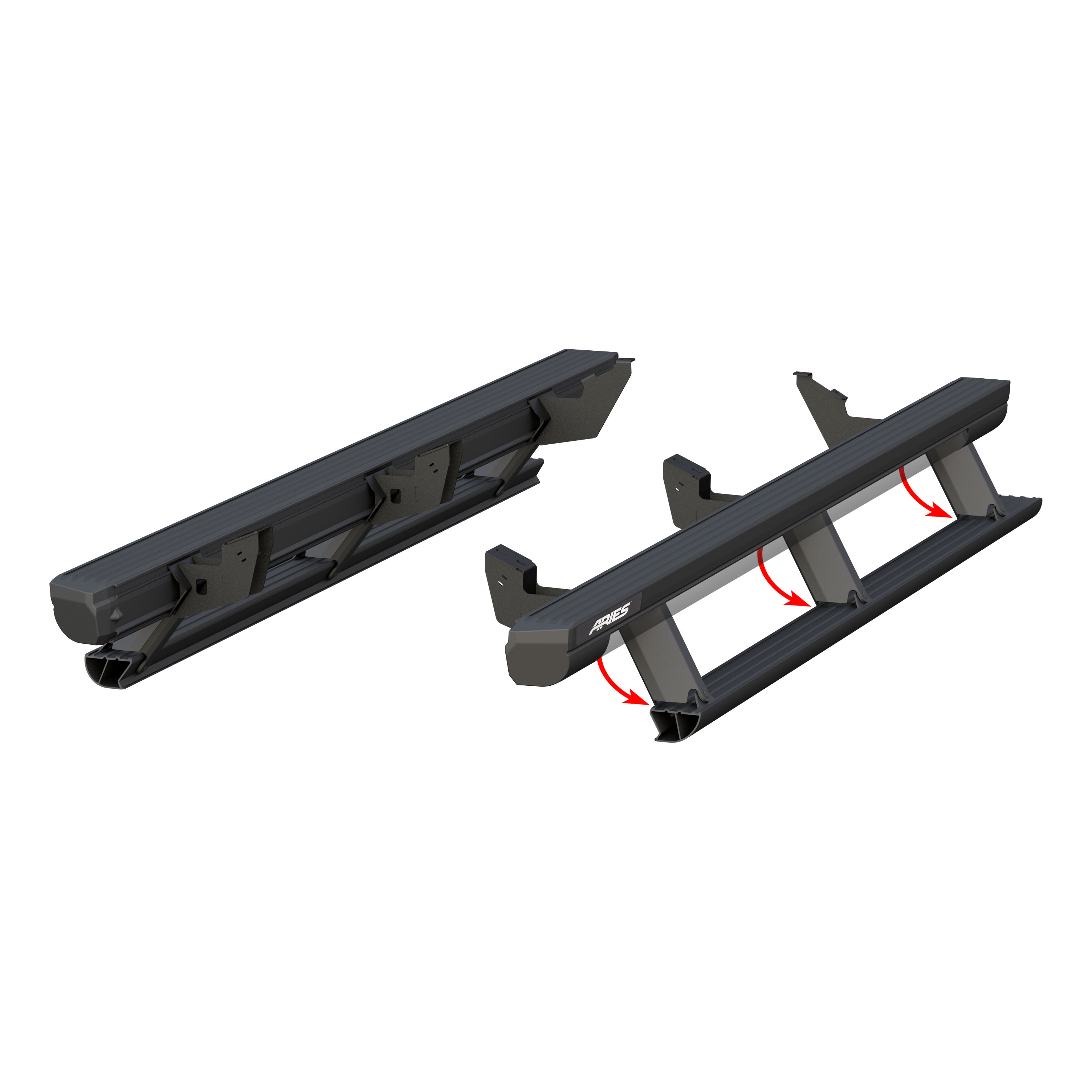 ARIES 3047952 ActionTrac 83.6-Inch Retractable Powered Running Boards, Fits Select Toyota Tundra Extended Cab thumbnail 2