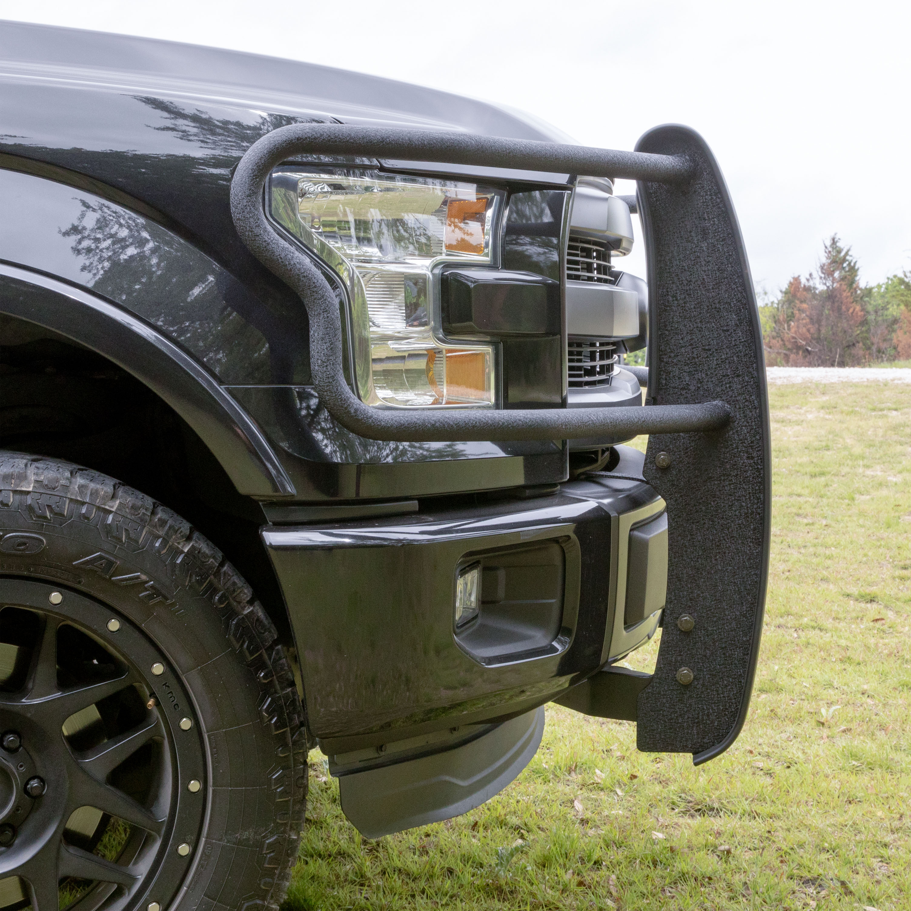 ARIES 2170012 Pro Series Black Steel Grille Guard with Light Bar, Select Ford F-150 thumbnail 12