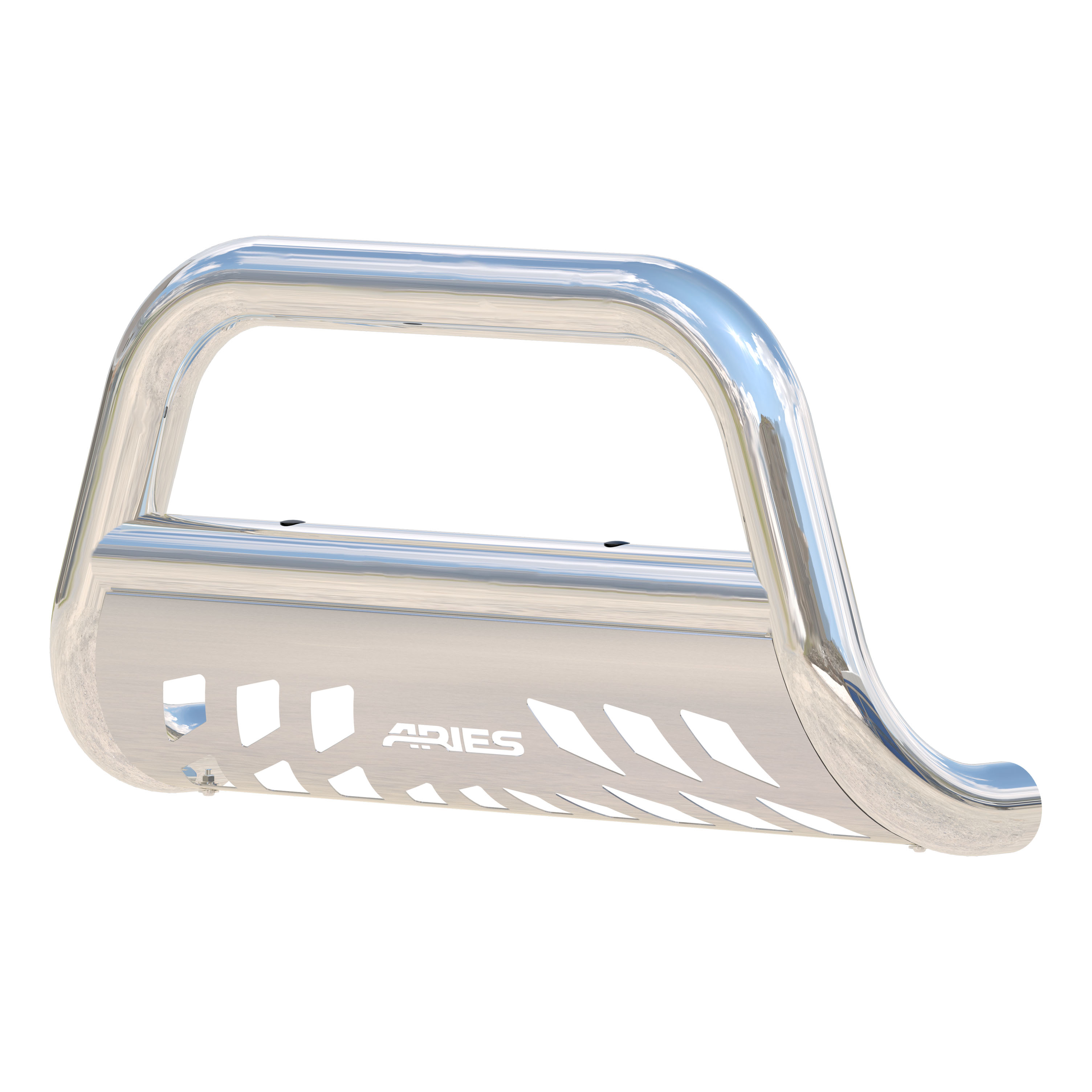 ARIES 35-4002 3-Inch Polished Stainless Steel Bull Bar, No-Drill, Select Chevrolet Avalanche, Silverado, Suburban, GMC Sierra, Yukon XL thumbnail 2