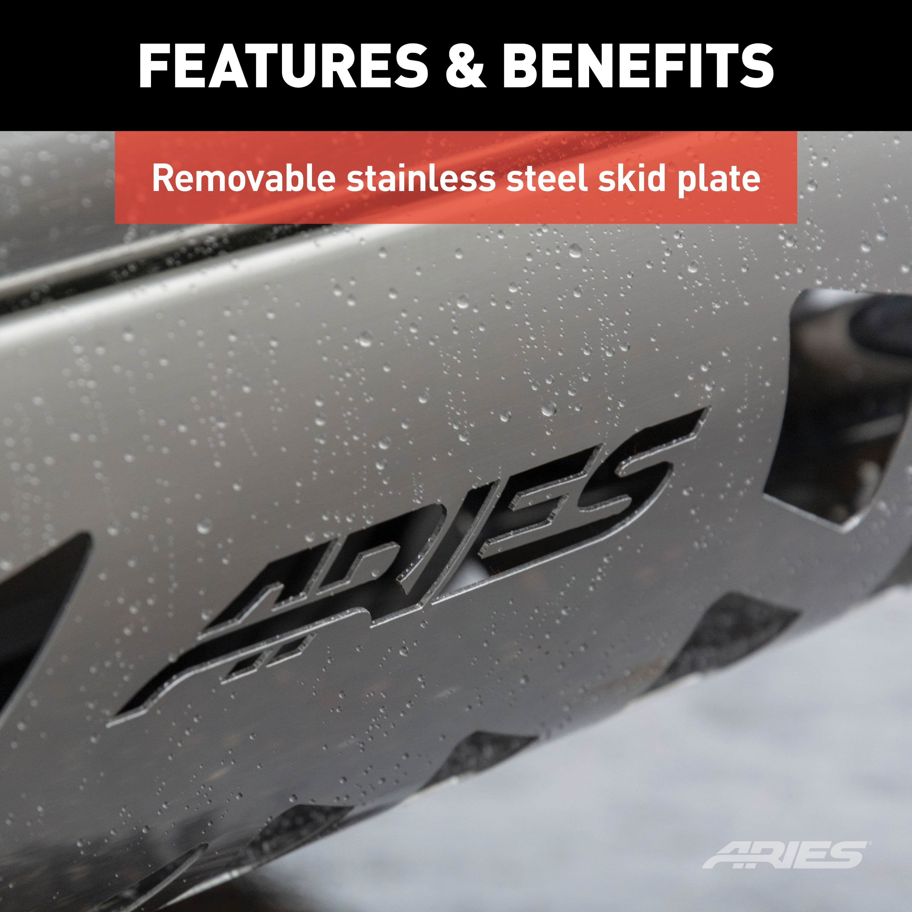 ARIES 35-4002 3-Inch Polished Stainless Steel Bull Bar, No-Drill, Select Chevrolet Avalanche, Silverado, Suburban, GMC Sierra, Yukon XL thumbnail 8