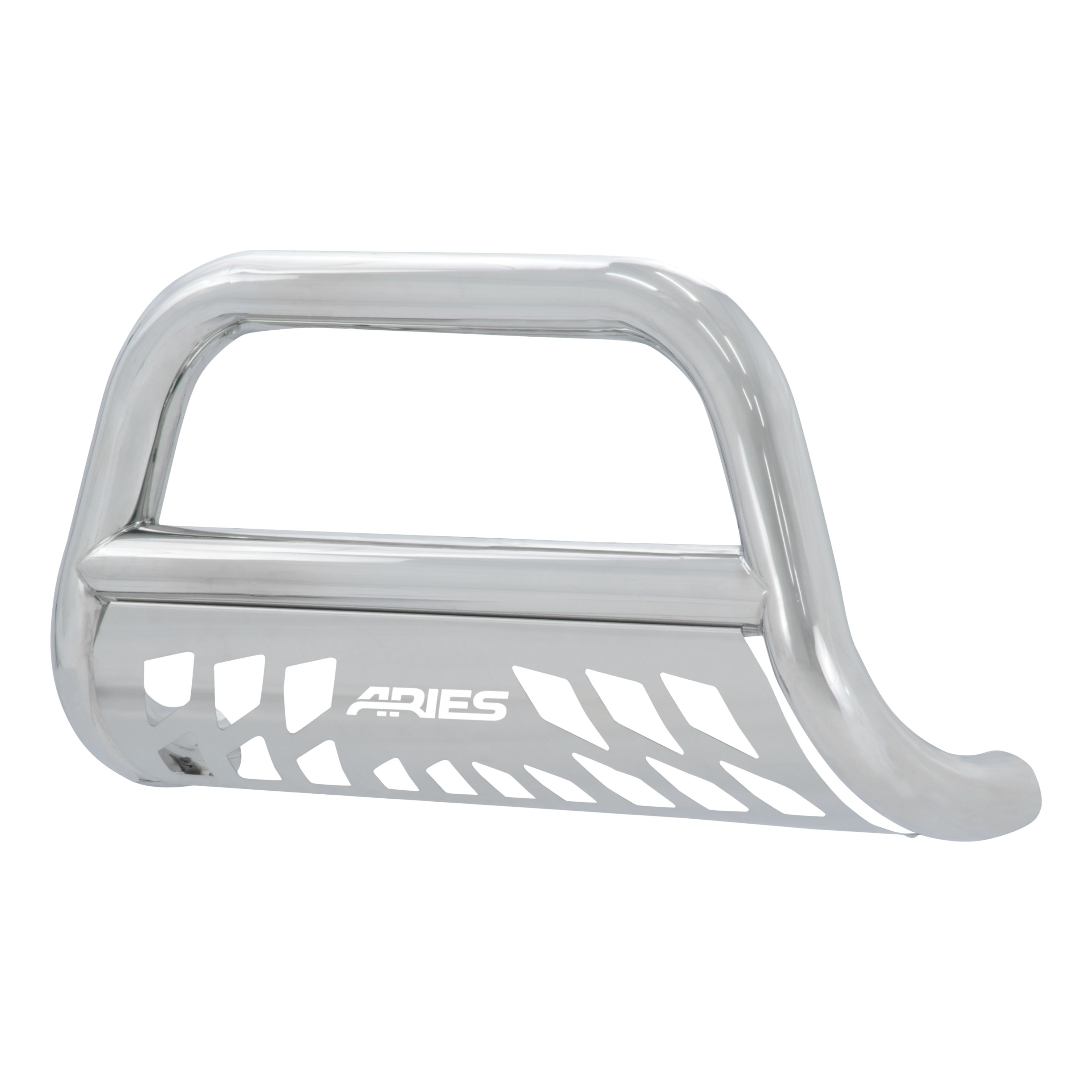 ARIES 35-4017 3-Inch Polished Stainless Steel Bull Bar, No-Drill, Select Chevrolet Silverado, GMC Sierra 1500 thumbnail 0