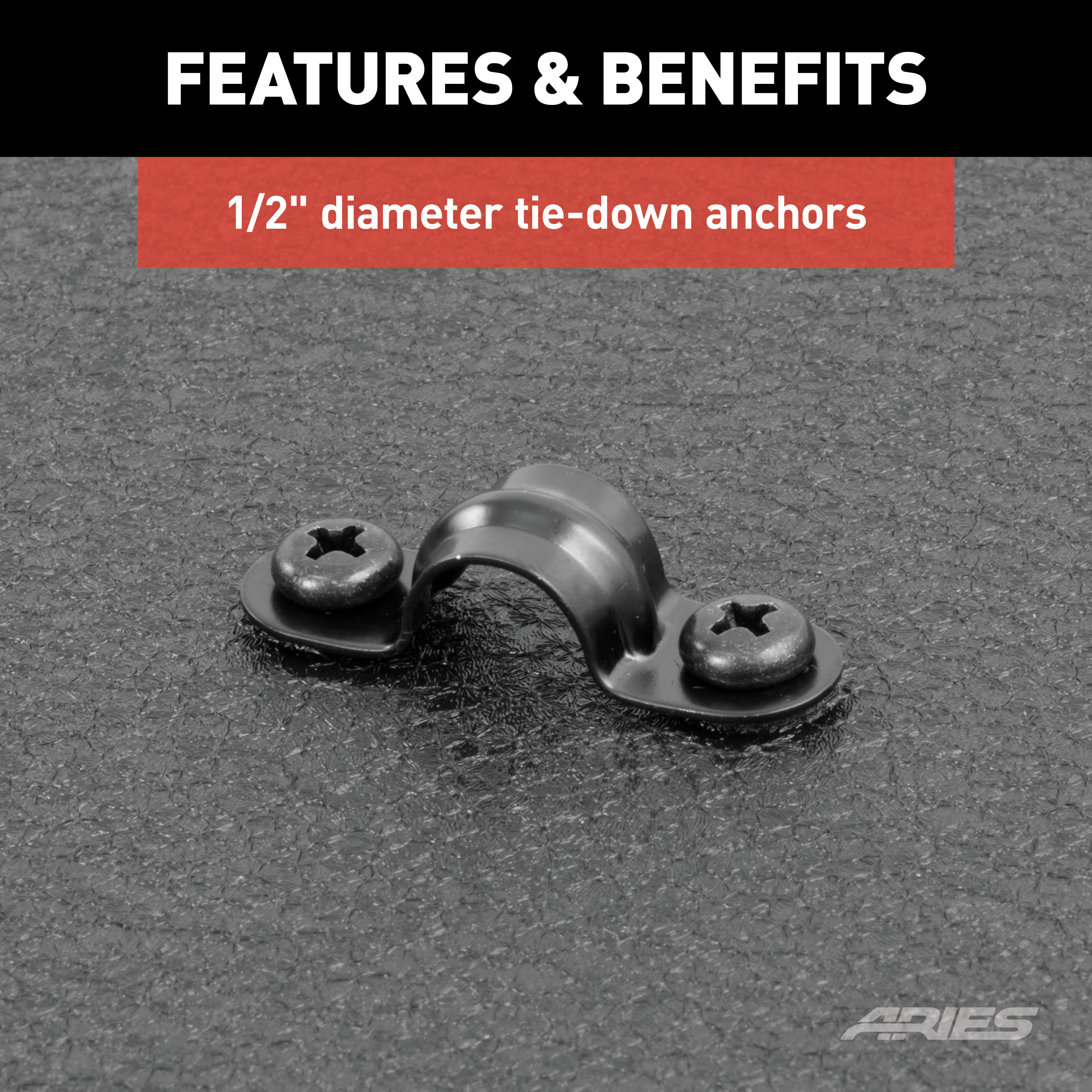 ARIES 2070465 Black Aluminum Cargo Cover Storage Box Lid, Select Jeep Wrangler JK Unlimited thumbnail 7