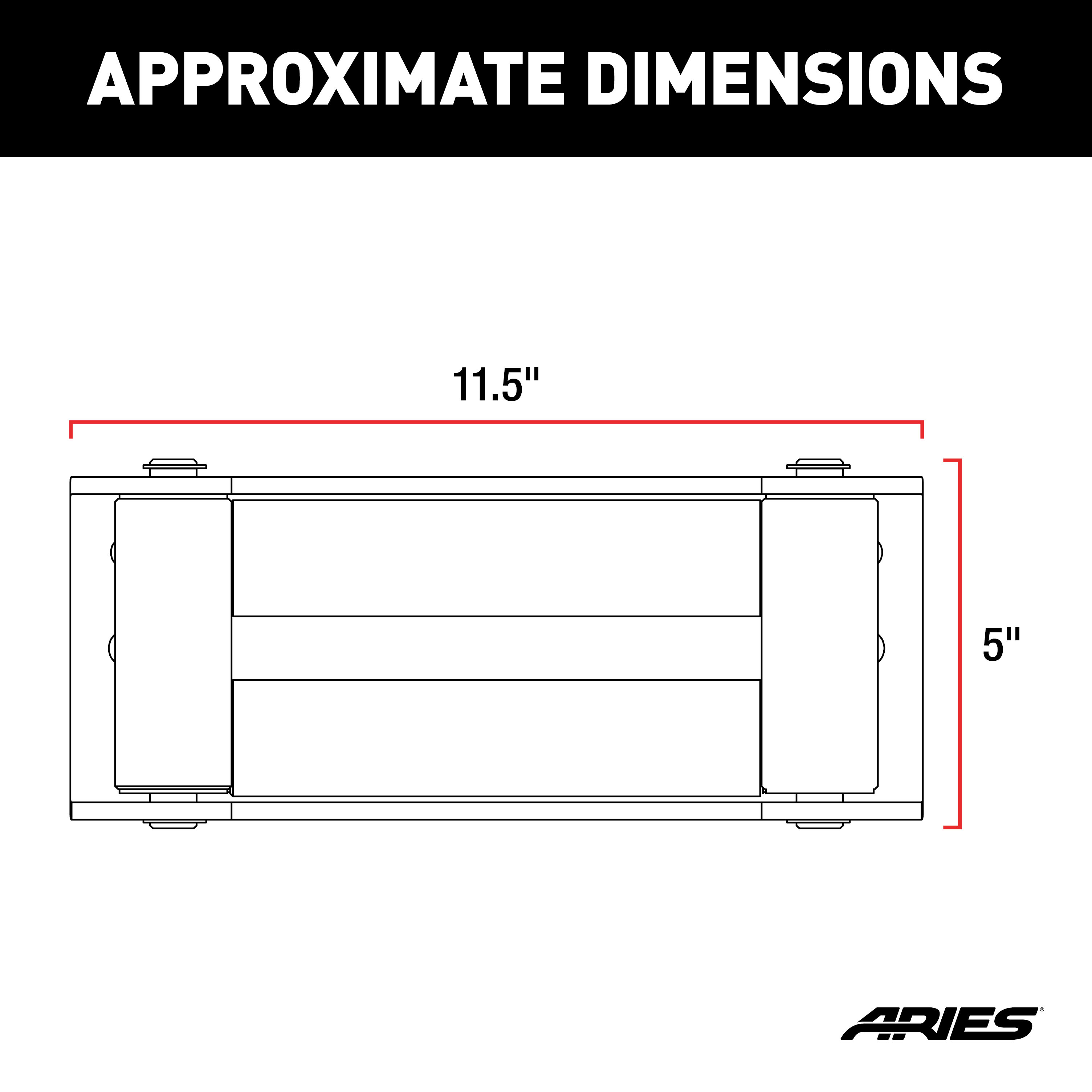 ARIES 2156071 Winch Roller Fairlead thumbnail 5
