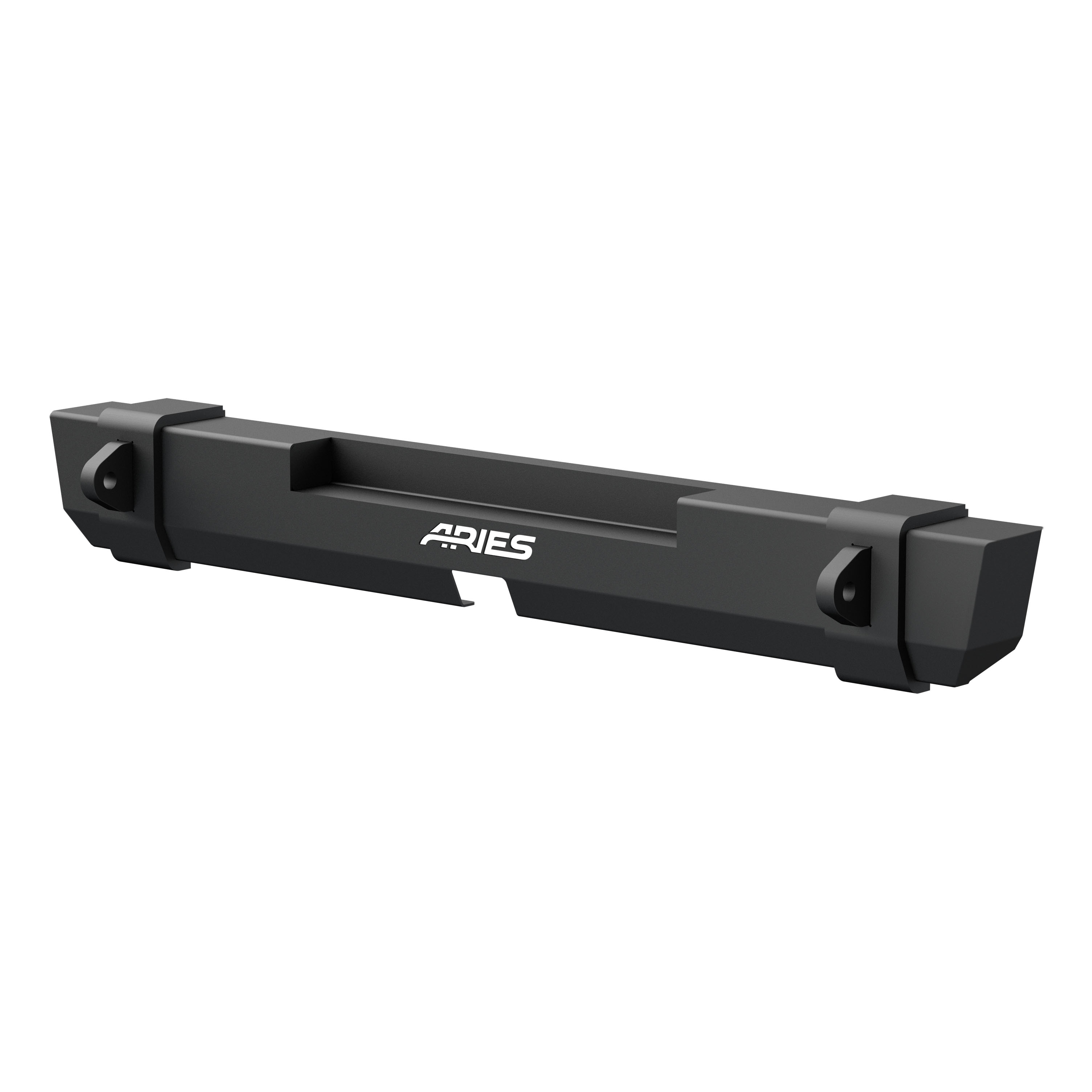 ARIES 2157001 TrailCrusher Black Steel Jeep Wrangler TJ Rear Bumper, 9,500 lbs Shackle Rating thumbnail 0