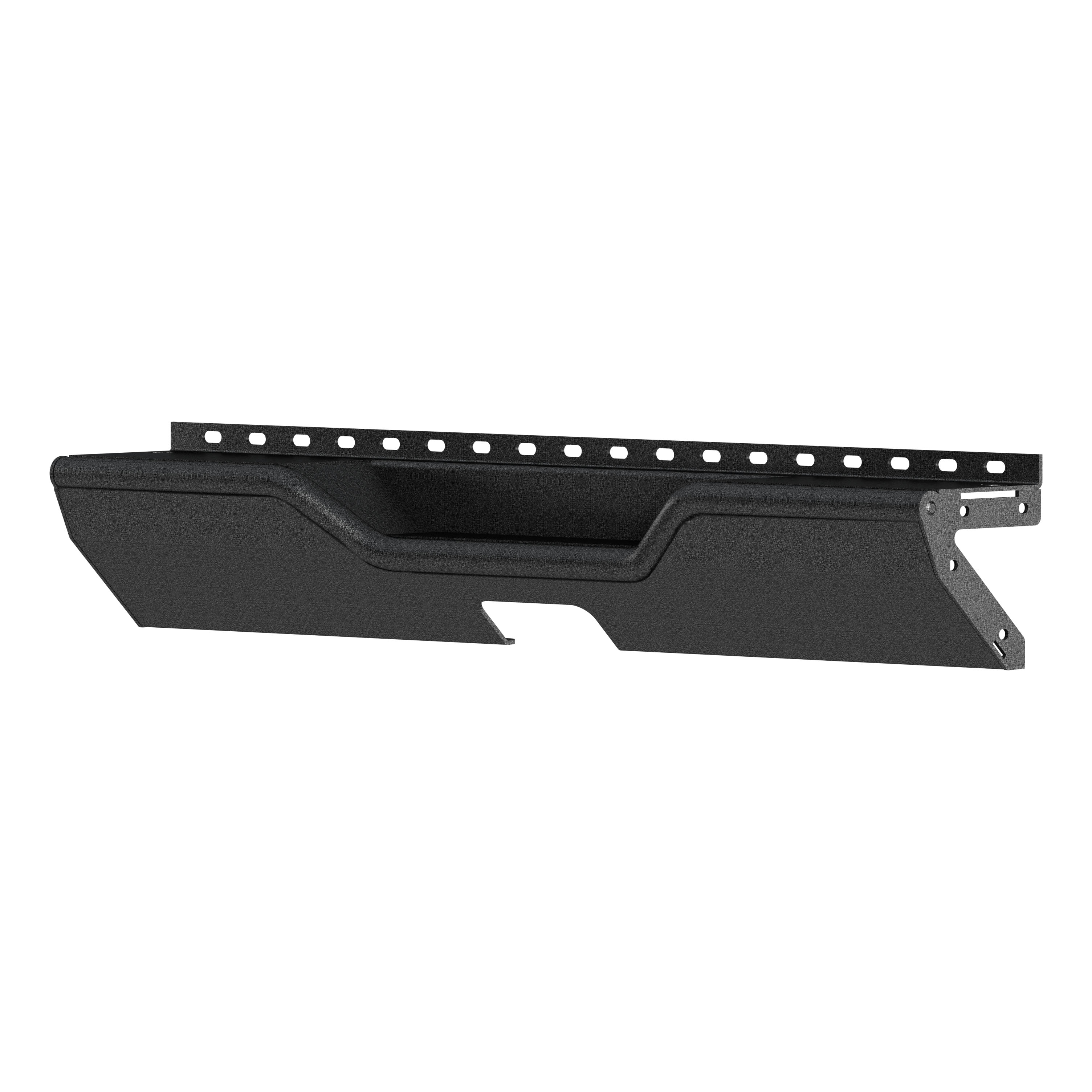 ARIES 2081025 TrailChaser Black Aluminum Rear Bumper Center Section Only, Select Jeep Wrangler JL thumbnail 0
