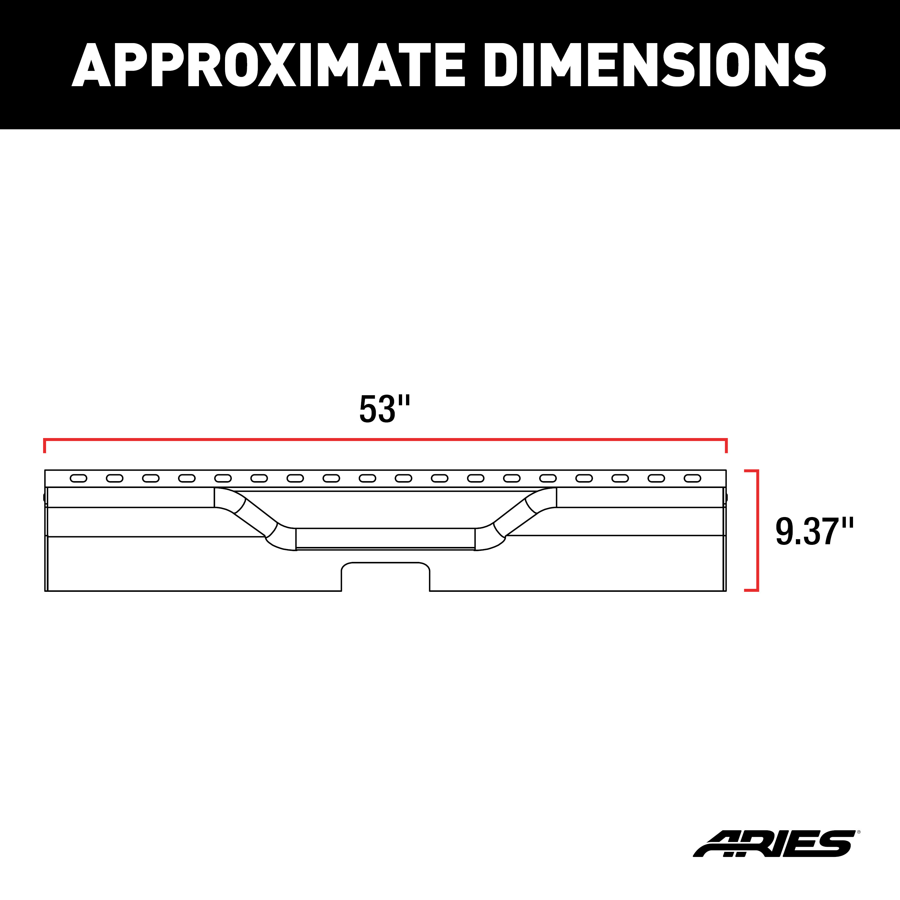 ARIES 2081025 TrailChaser Black Aluminum Rear Bumper Center Section Only, Select Jeep Wrangler JL thumbnail 7