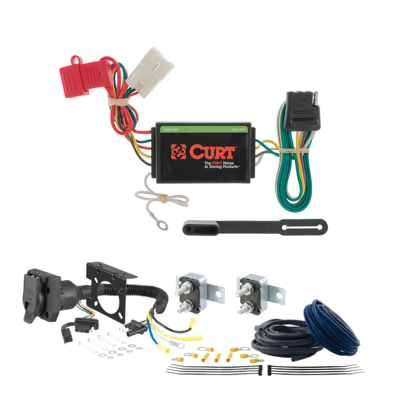 07 - 13 Acura MDX CURT Trailer Brake Controller 7-Way Upgrade Kit  7WK8 thumbnail 0