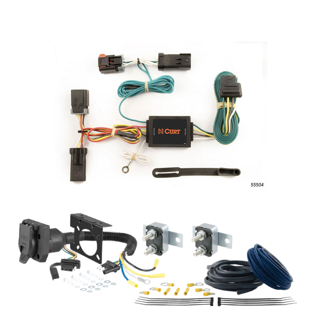 06 - 14 Acura TSX Sedan CURT Trailer Brake Controller 7-Way Upgrade Kit  7WK23 thumbnail 0