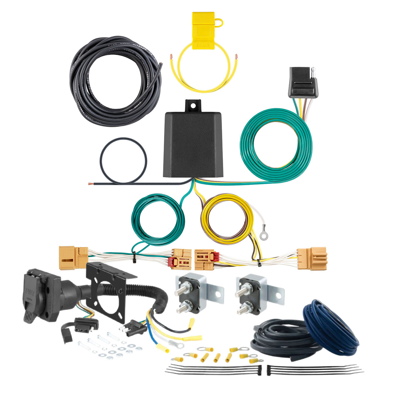 13 - 17 Audi Q5 Excluding hybrid CURT Trailer Brake Controller 7-Way Upgrade Kit  7WK67 thumbnail 0