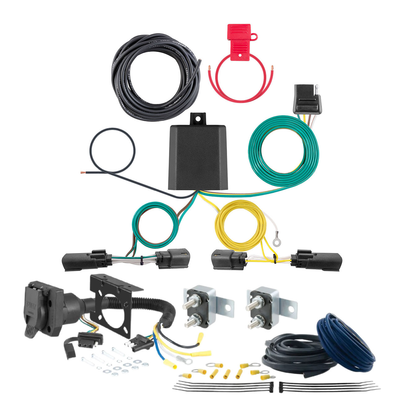 22 - 23 JEEP Compass CURT Trailer Brake Controller 7-Way Upgrade Kit  7WK1540 thumbnail 0