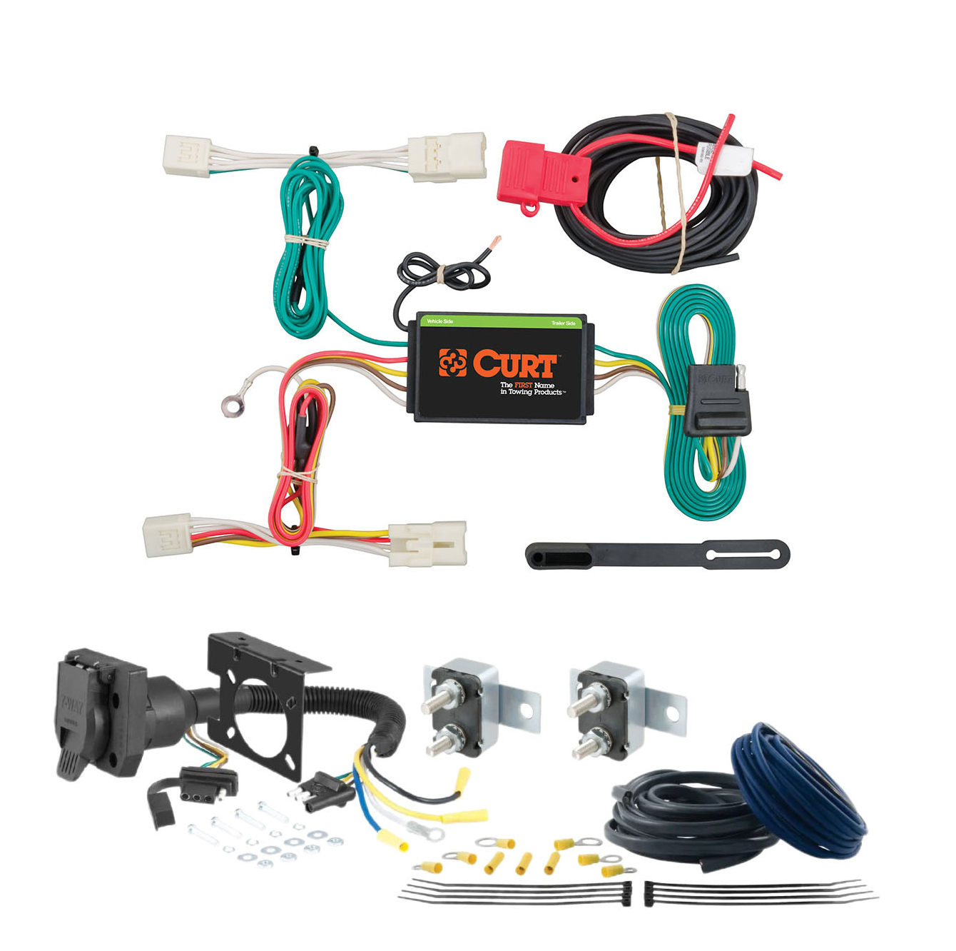 04 - 08 Acura TL CURT Trailer Brake Controller 7-Way Upgrade Kit  7WK21 thumbnail 0