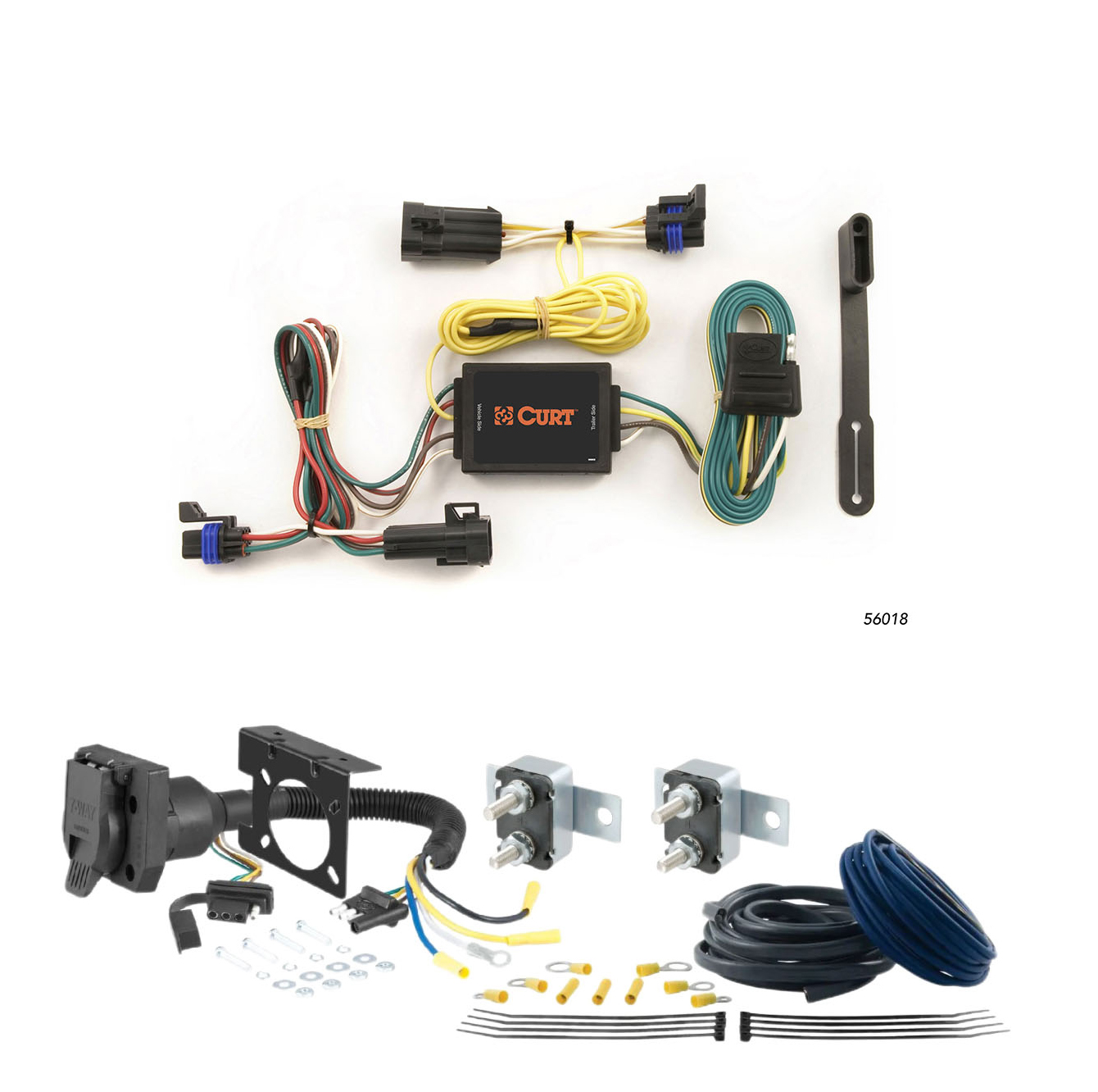 07 - 15 Mazda CX-9 CURT Trailer Brake Controller 7-Way Upgrade Kit  7WK1804 thumbnail 0