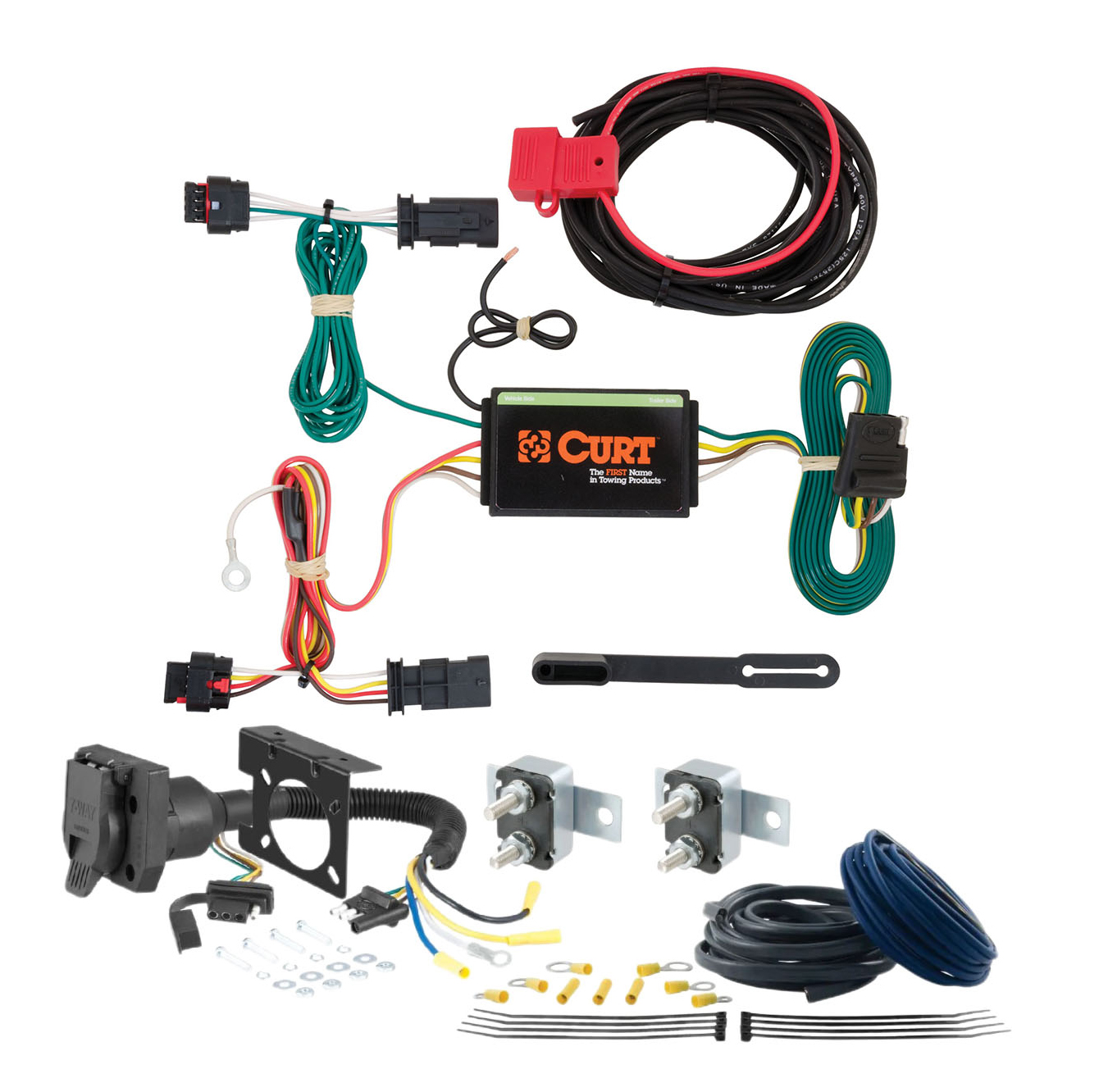 13 - 19 Cadillac ATS Excluding 'V' models CURT Trailer Brake Controller 7-Way Upgrade Kit  7WK220 thumbnail 0