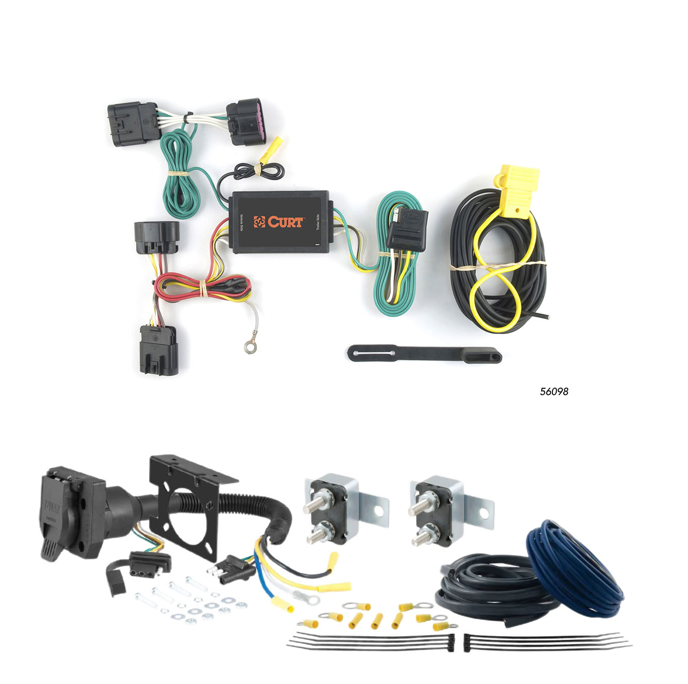 10 - 16 Cadillac SRX CURT Trailer Brake Controller 7-Way Upgrade Kit  7WK240 thumbnail 0