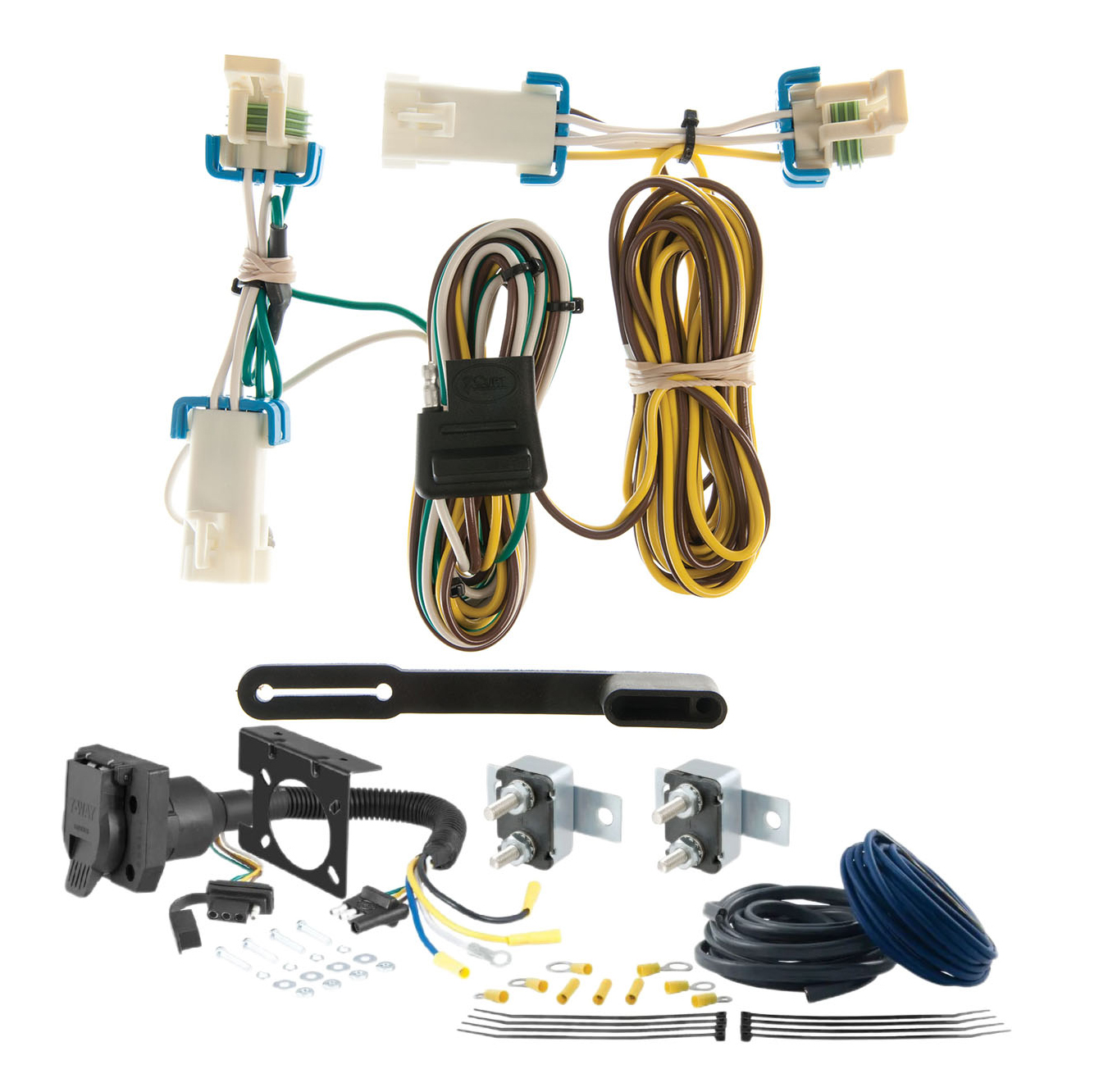 02 - 07 JEEP Liberty CURT Trailer Brake Controller 7-Way Upgrade Kit  7WK1566 thumbnail 0