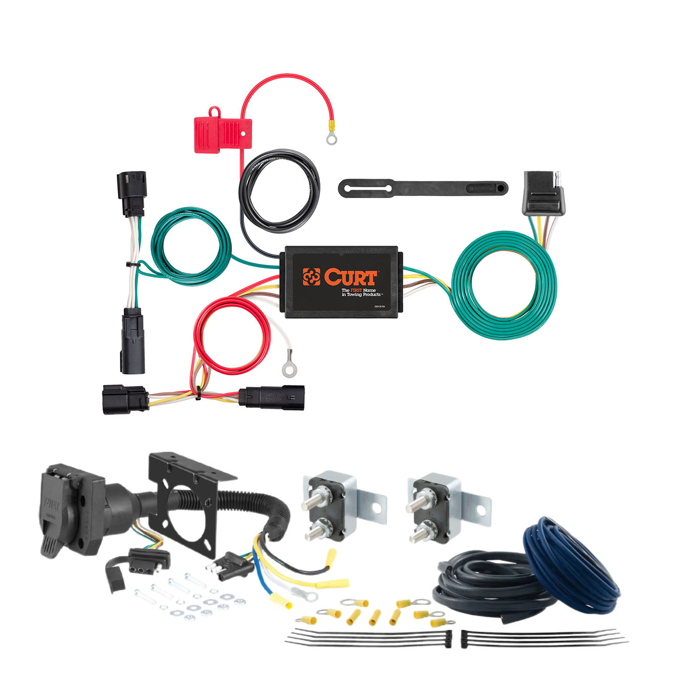 14 - 20 KIA Optima CURT Trailer Brake Controller 7-Way Upgrade Kit  7WK1601 thumbnail 0