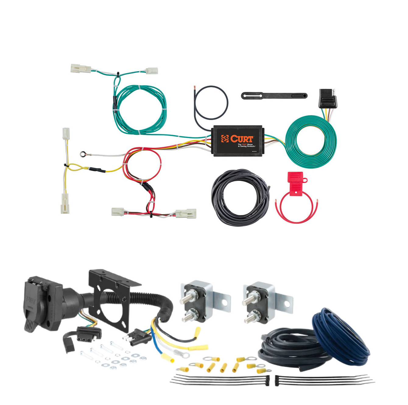 16 - 16 Mazda CX-5 Excluding diesel CURT Trailer Brake Controller 7-Way Upgrade Kit  7WK1799 thumbnail 0