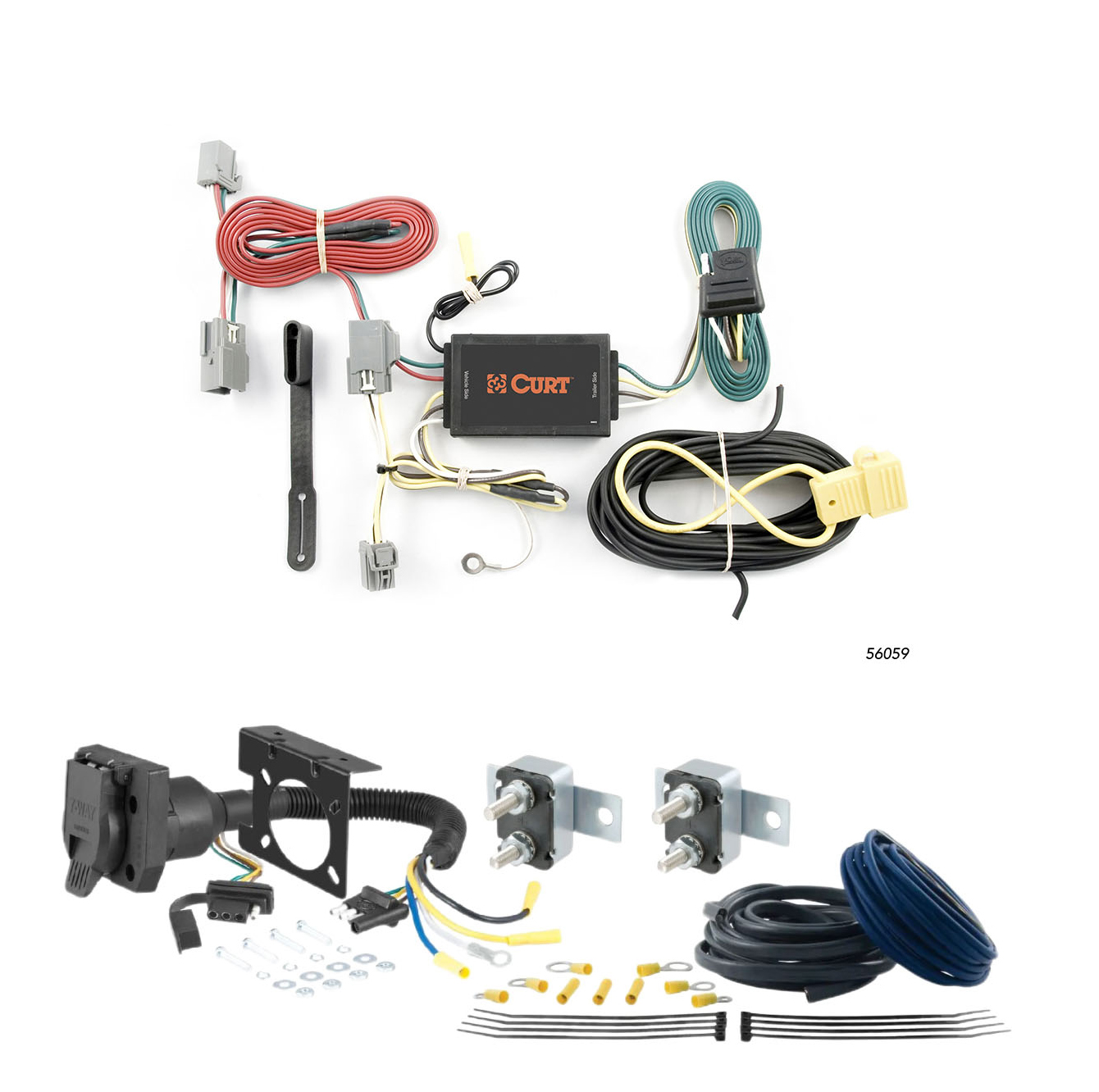 11 - 15 KIA Optima CURT Trailer Brake Controller 7-Way Upgrade Kit  7WK1603 thumbnail 0