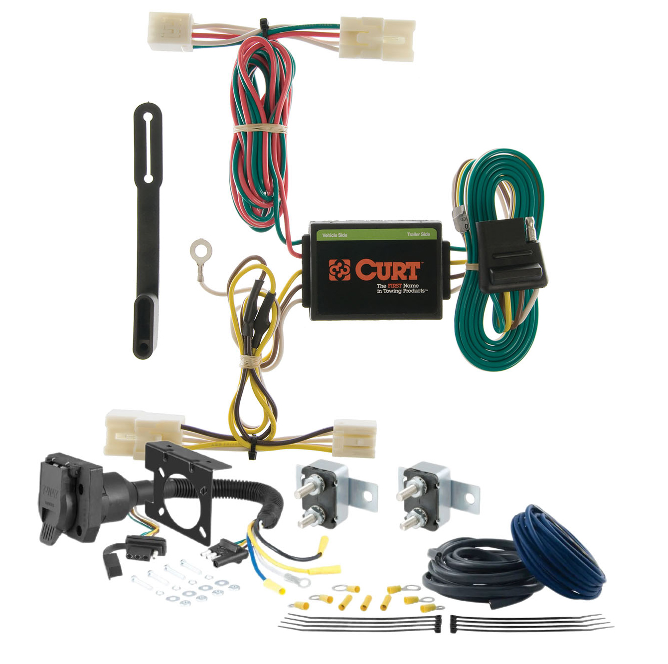 02 - 05 KIA Sedona CURT Trailer Brake Controller 7-Way Upgrade Kit  7WK1619 thumbnail 0