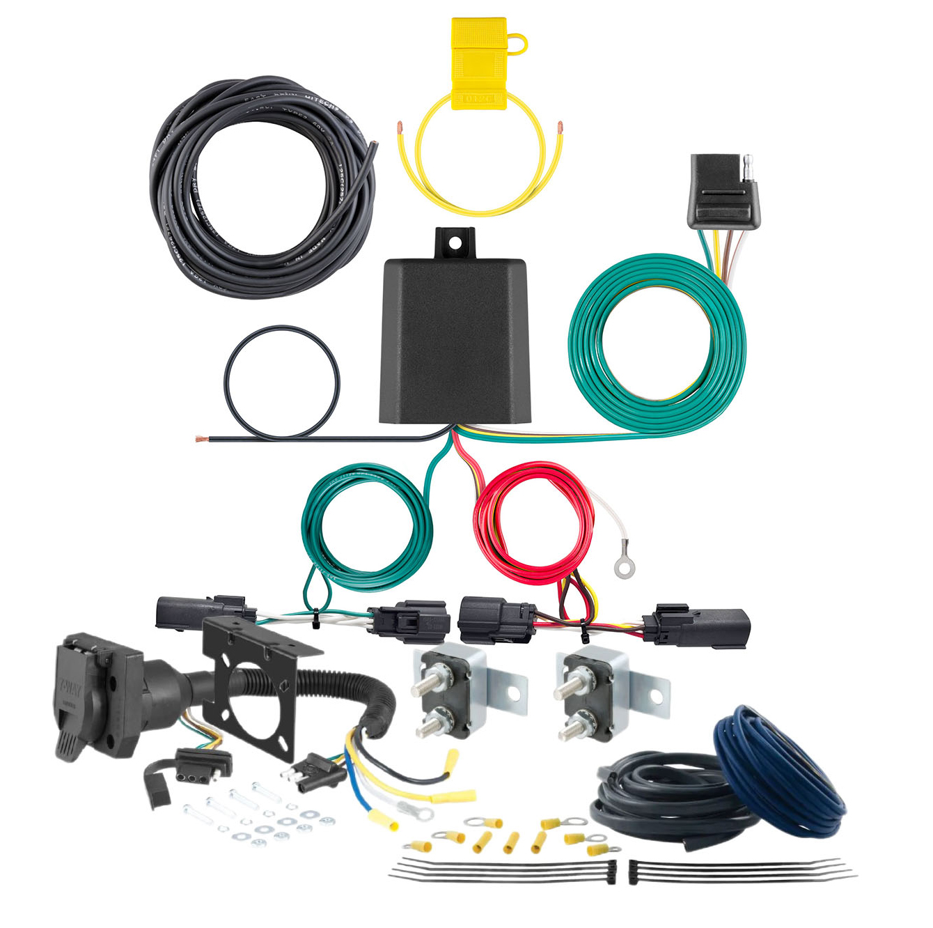 19 - 24 Mazda 3 Hatchback CURT Trailer Brake Controller 7-Way Upgrade Kit  7WK1758 thumbnail 0