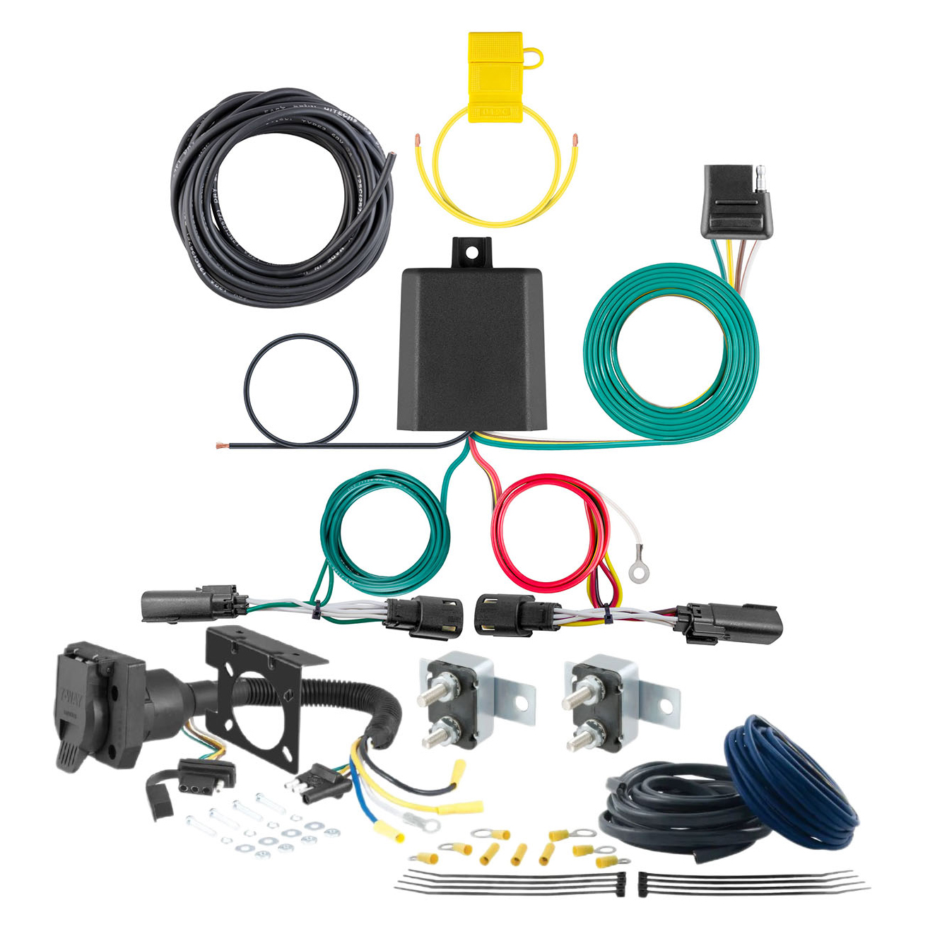 19 - 23 Lincoln Nautilus CURT Trailer Brake Controller 7-Way Upgrade Kit  7WK1750 thumbnail 0