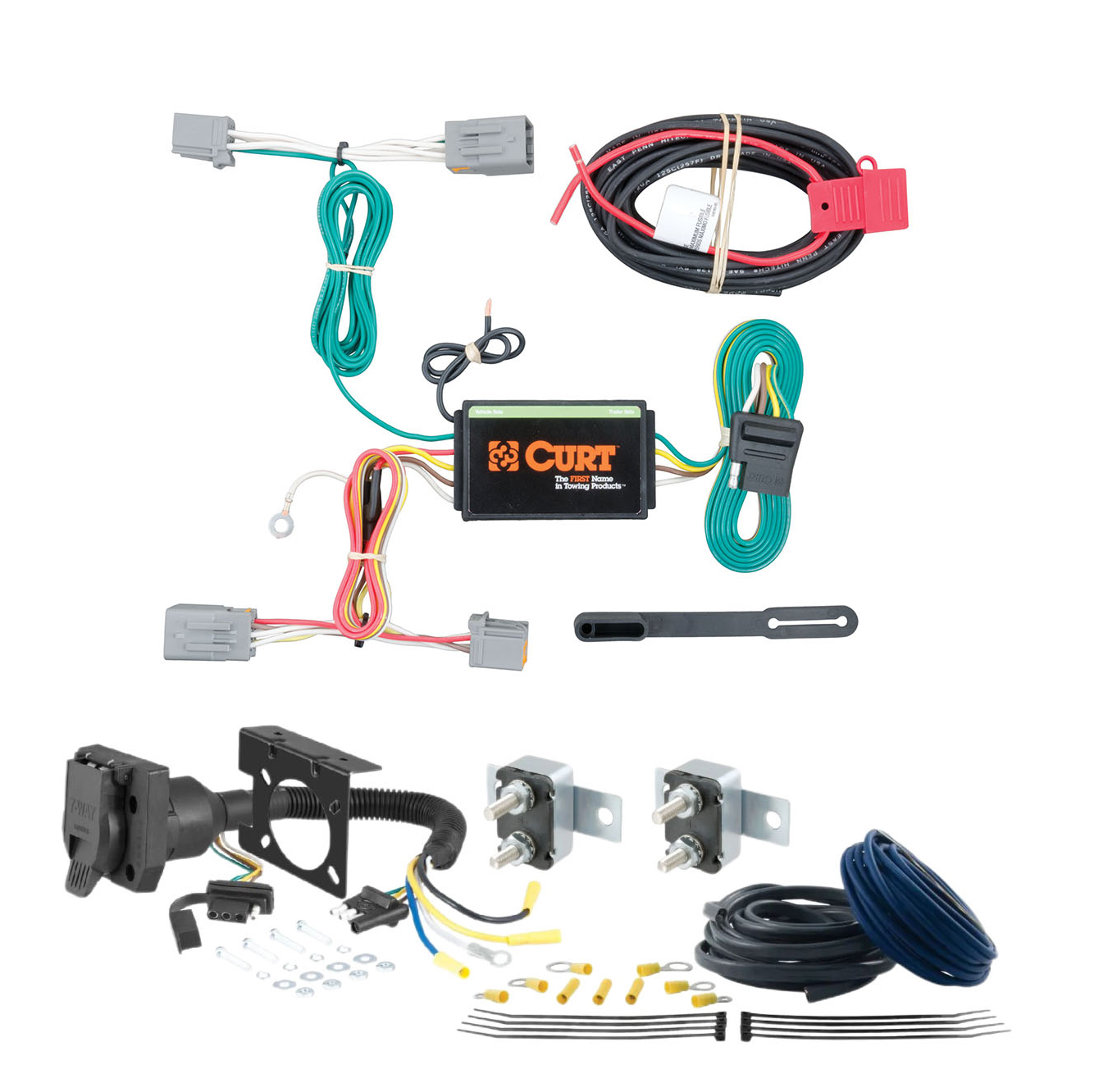 17 - 24 Mitsubishi Mirage G4 CURT Trailer Brake Controller 7-Way Upgrade Kit  7WK1981 thumbnail 0
