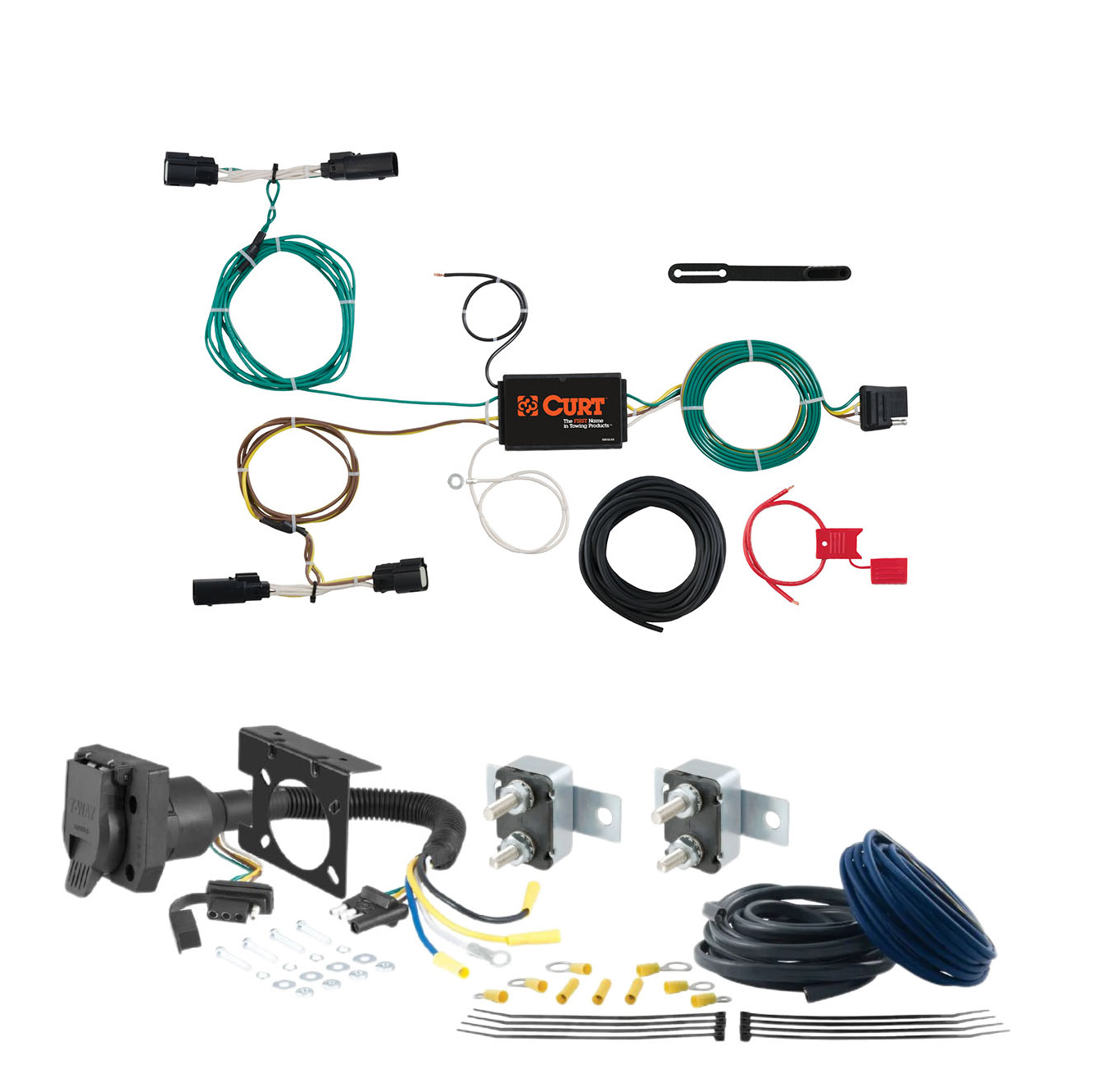 15 - 22 RAM ProMaster City CURT Trailer Brake Controller 7-Way Upgrade Kit  7WK2164 thumbnail 0