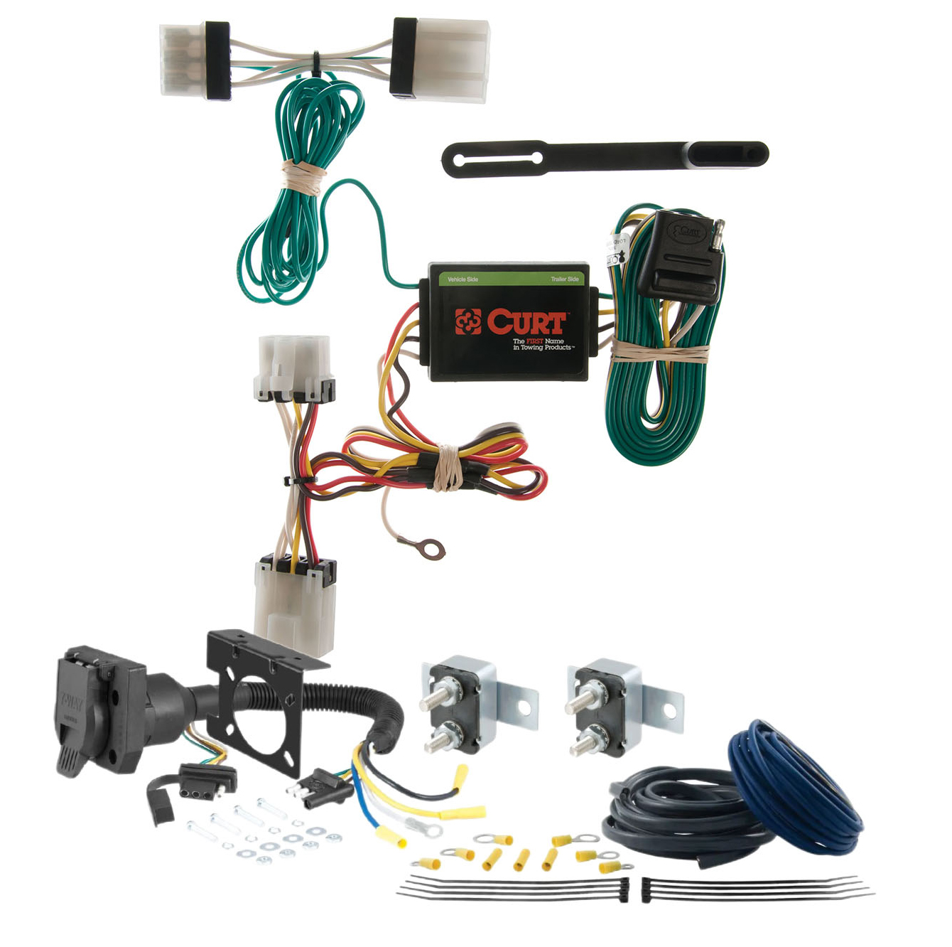 91 - 92 Oldmobile Custom Cruiser CURT Trailer Brake Controller 7-Way Upgrade Kit  7WK2102 thumbnail 0