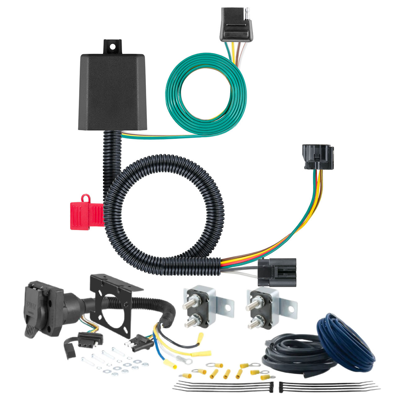 12 - 15 RAM C/V Cargo van CURT Trailer Brake Controller 7-Way Upgrade Kit  7WK2153 thumbnail 0