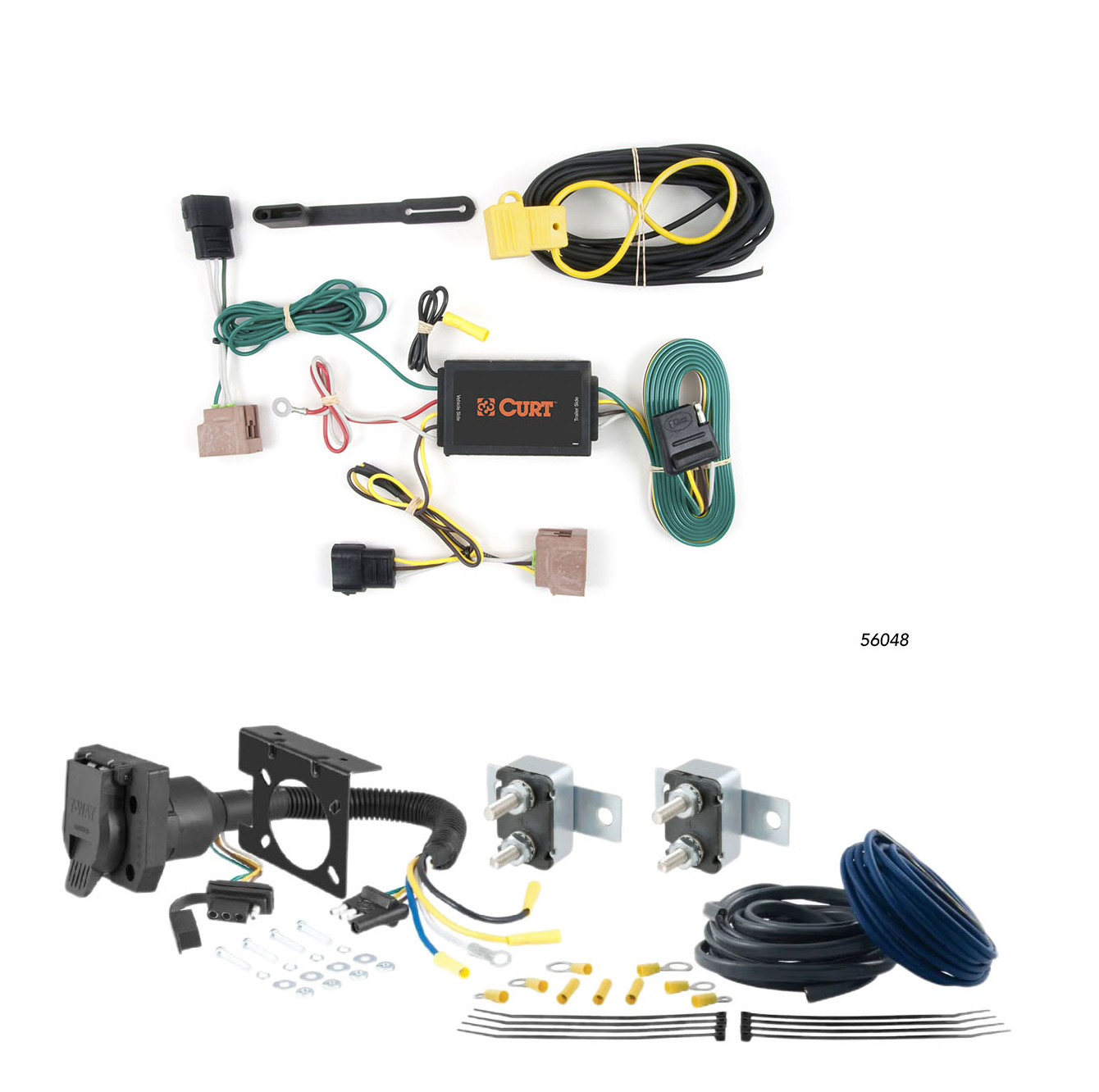 06 - 11 Buick Lucerne CURT Trailer Brake Controller 7-Way Upgrade Kit  7WK203 thumbnail 0