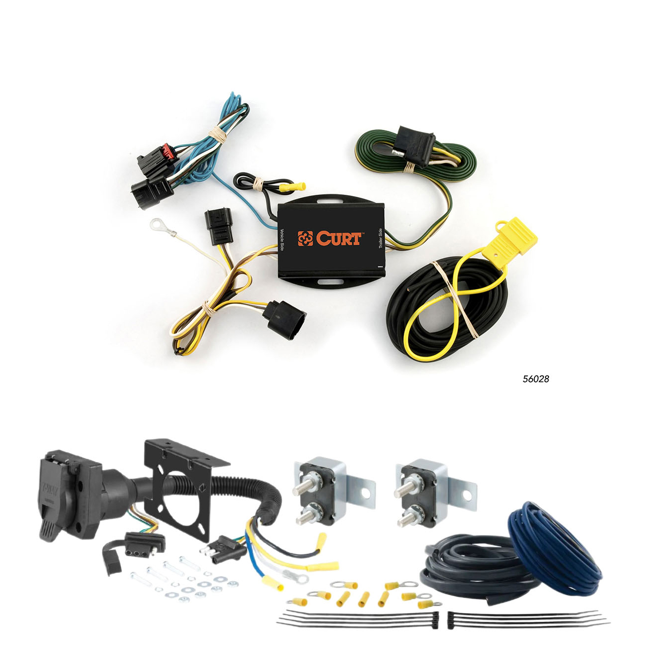 08 - 12 Buick Enclave CURT Trailer Brake Controller 7-Way Upgrade Kit  7WK186 thumbnail 0