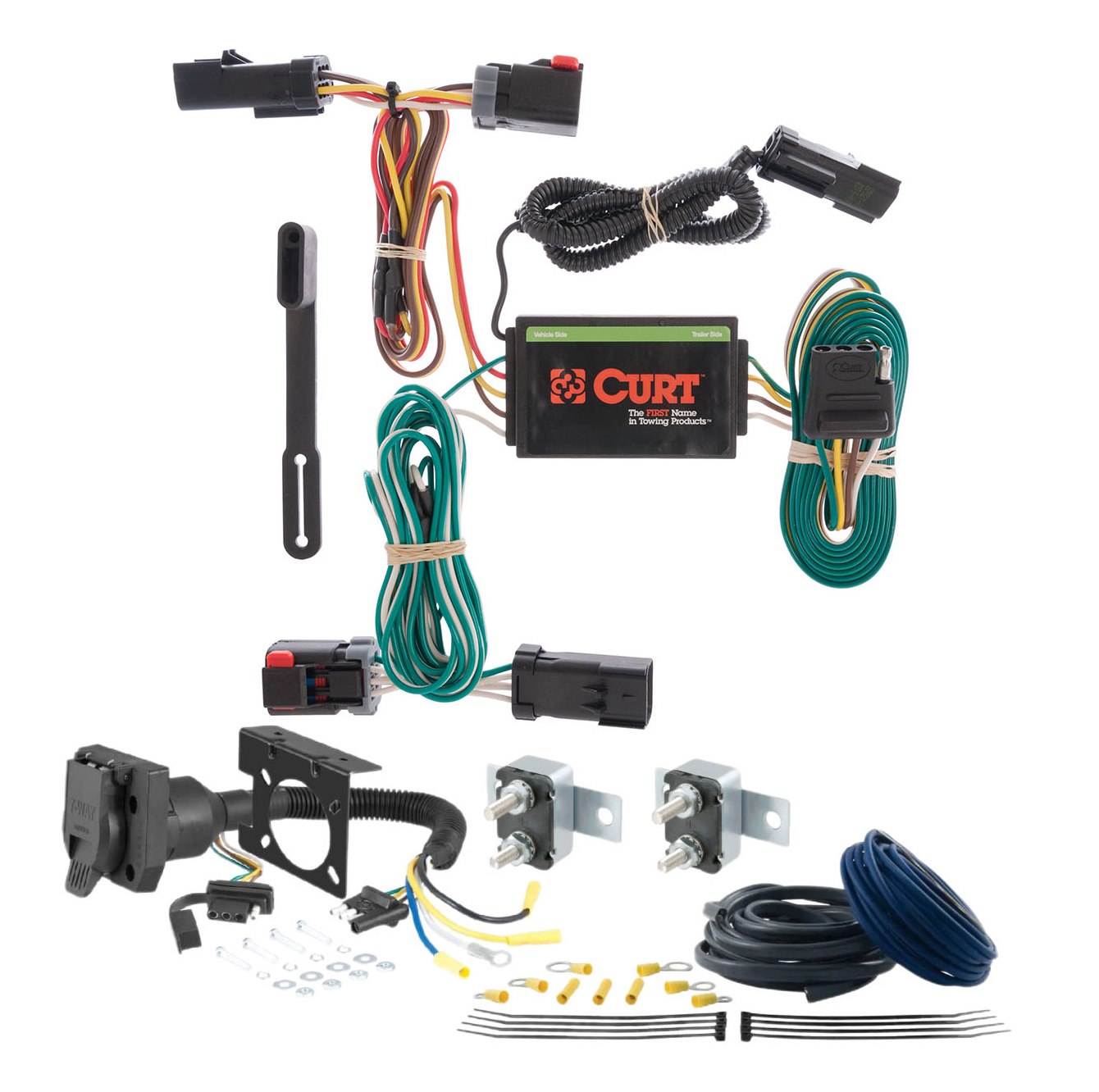 05 - 10 KIA Sportage CURT Trailer Brake Controller 7-Way Upgrade Kit  7WK1637 thumbnail 0