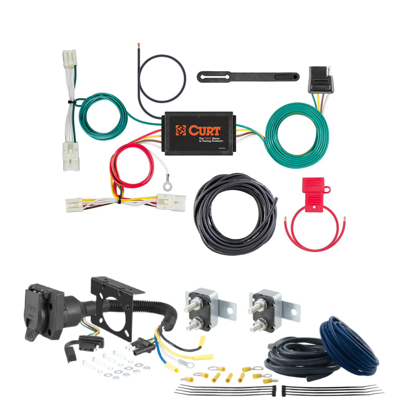 18 - 20 Buick Regal Sportback Excluding AWD CURT Trailer Brake Controller 7-Way Upgrade Kit  7WK210 thumbnail 0