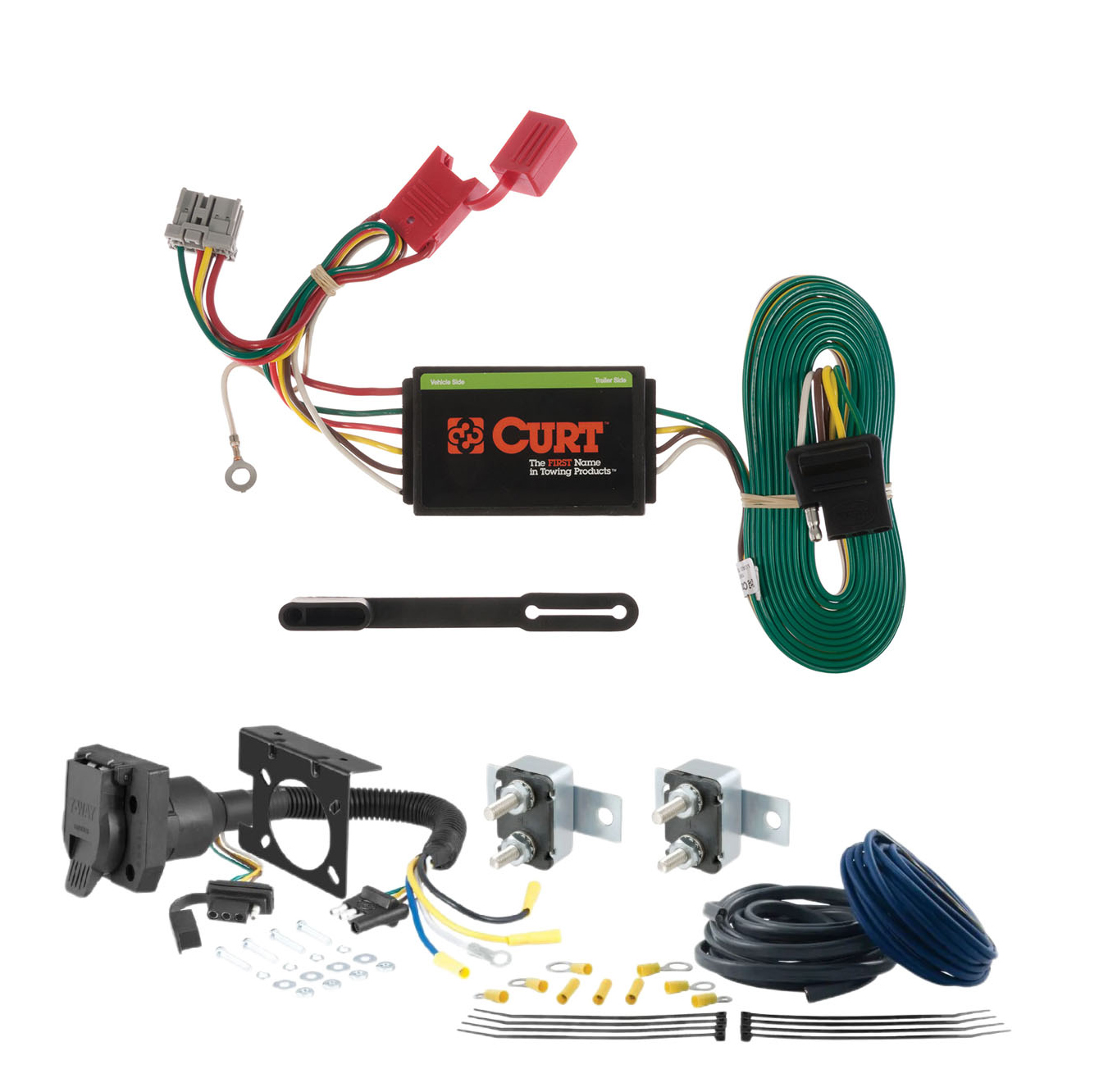 12 - 14 Land Rover Range Rover Evoque Excluding convertible CURT Trailer Brake Controller 7-Way Upgrade Kit  7WK1654 thumbnail 0