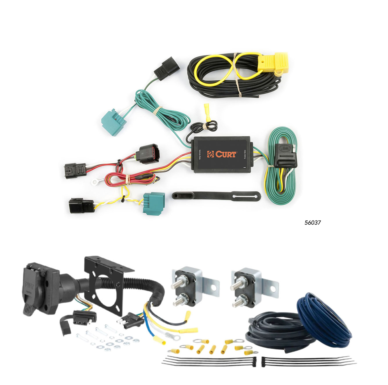 03 - 07 Saturn Ion Red Line CURT Trailer Brake Controller 7-Way Upgrade Kit  7WK2230 thumbnail 0