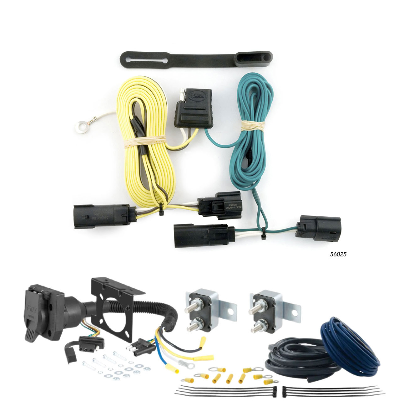 04 - 14 Nissan Maxima Sedan CURT Trailer Brake Controller 7-Way Upgrade Kit  7WK2027 thumbnail 0