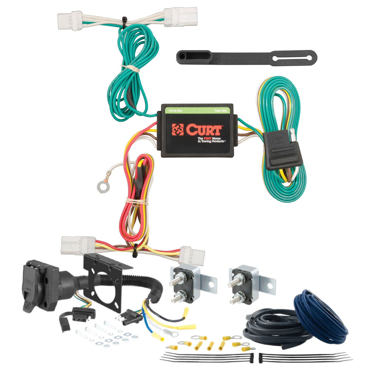 11 - 24 Nissan Leaf CURT Trailer Brake Controller 7-Way Upgrade Kit  7WK2025 thumbnail 0