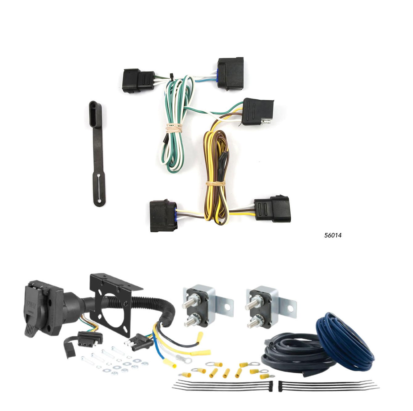 05 - 10 Pontiac G6 Coupe and sedan CURT Trailer Brake Controller 7-Way Upgrade Kit  7WK2124 thumbnail 0