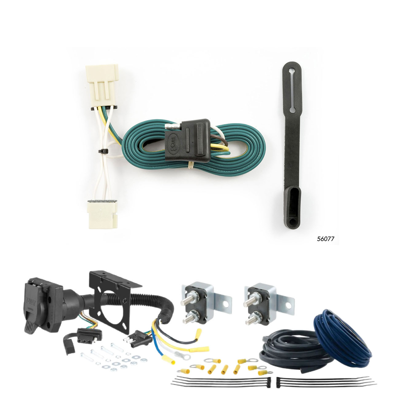 04 - 08 Pontiac Grand Prix Excluding SE CURT Trailer Brake Controller 7-Way Upgrade Kit  7WK2127 thumbnail 0