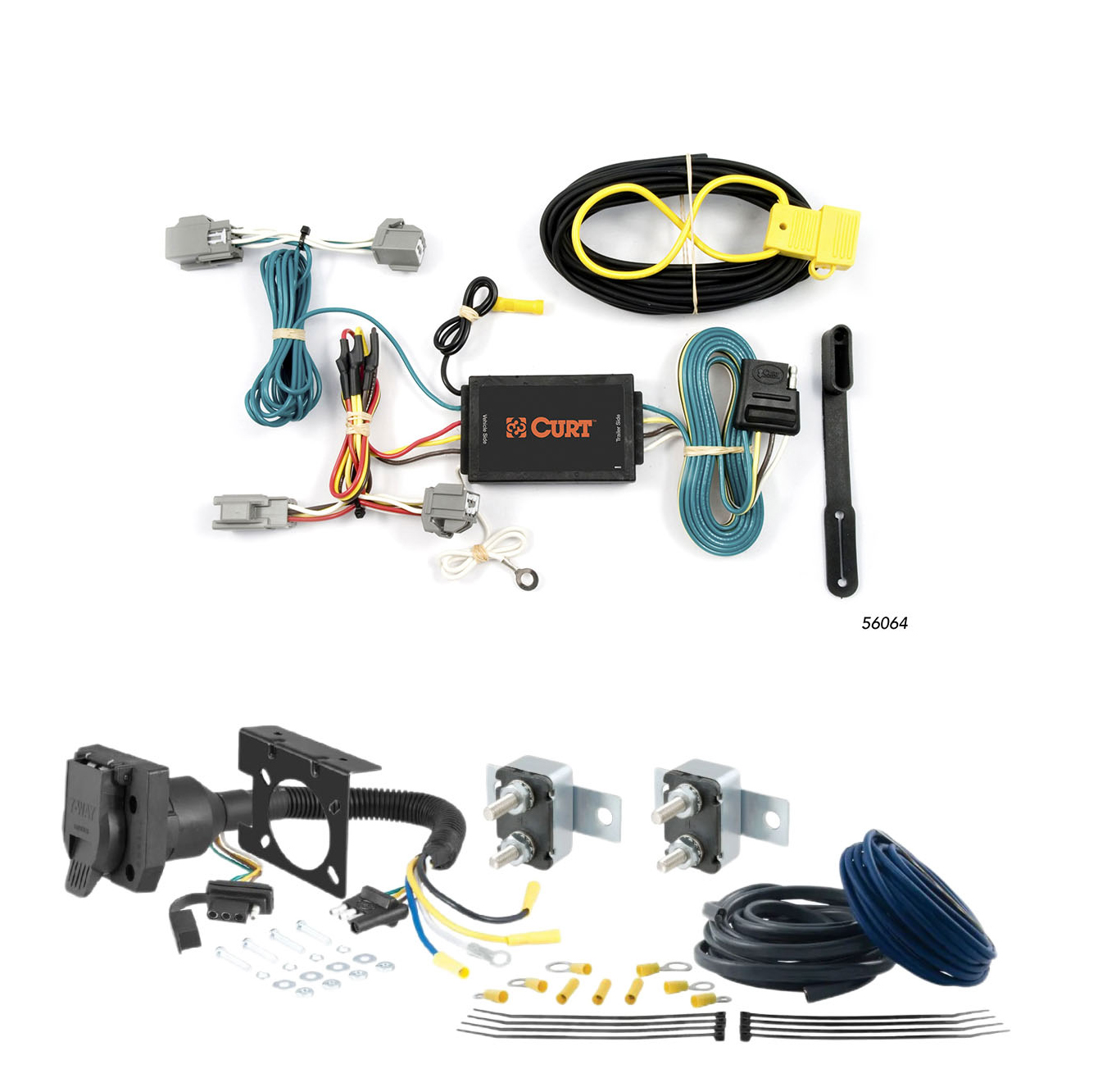 08 - 10 Scion xB CURT Trailer Brake Controller 7-Way Upgrade Kit  7WK2246 thumbnail 0