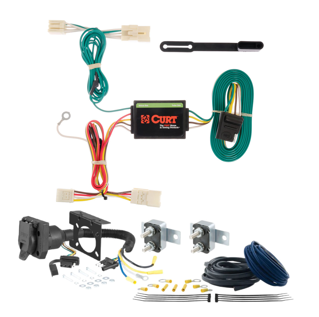 12 - 17 Toyota Prius V CURT Trailer Brake Controller 7-Way Upgrade Kit  7WK2421 thumbnail 0