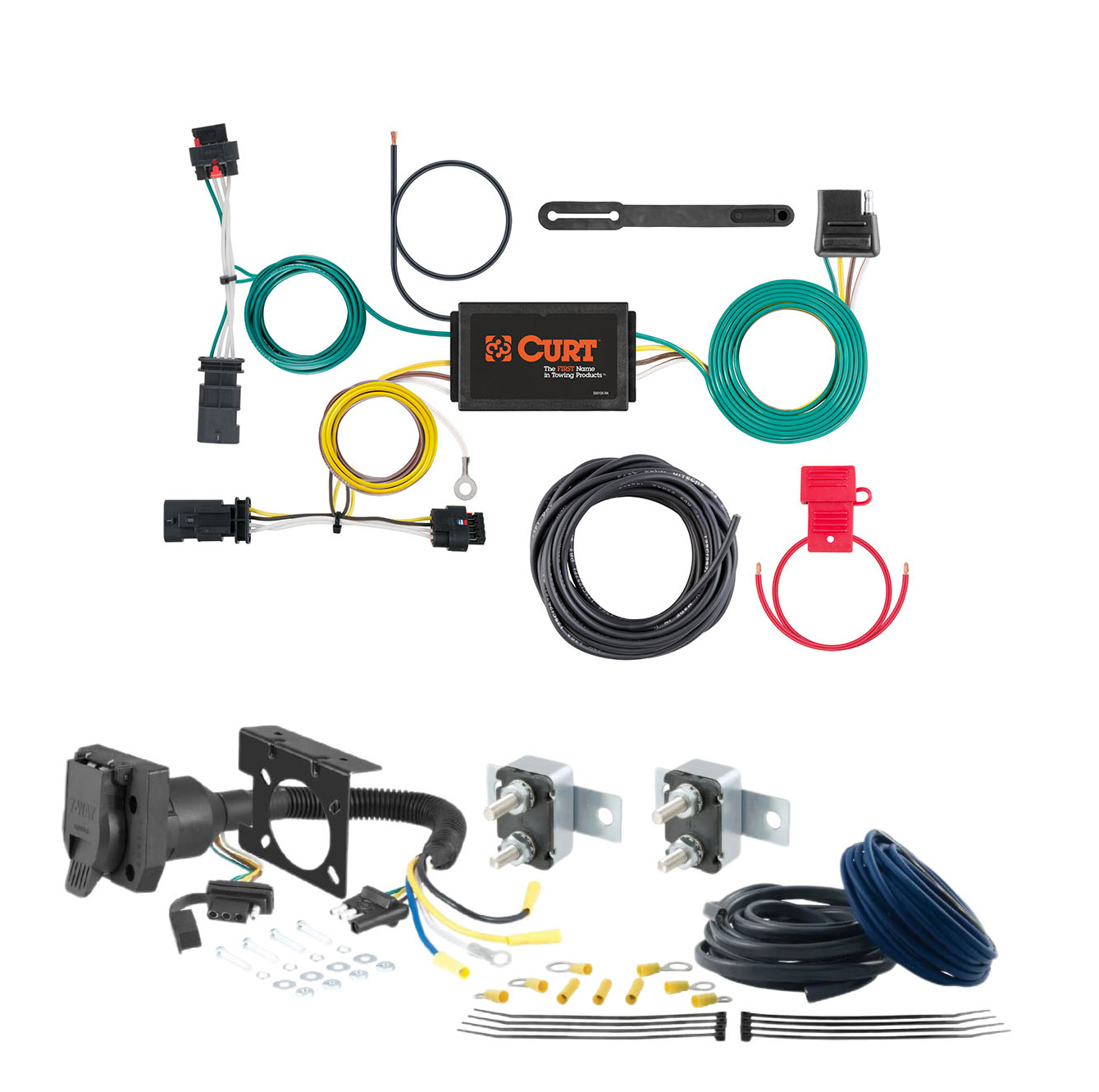 12 - 16 Subaru Impreza Hatchback, excluding WRX and WRX STI CURT Trailer Brake Controller 7-Way Upgrade Kit  7WK2277 thumbnail 0
