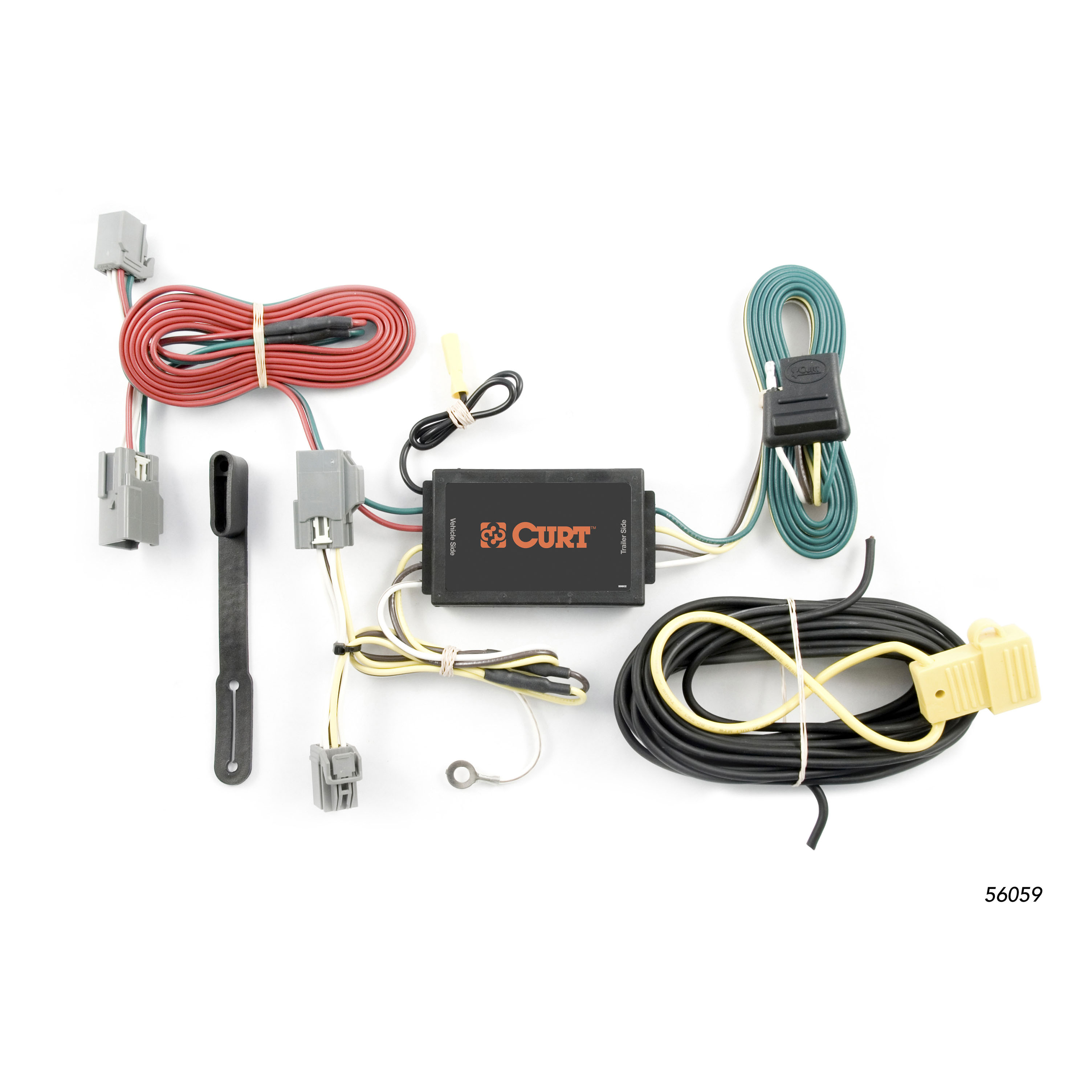 07 - 16 Volvo S80 CURT Trailer Brake Controller 7-Way Upgrade Kit  7WK2545 thumbnail 1