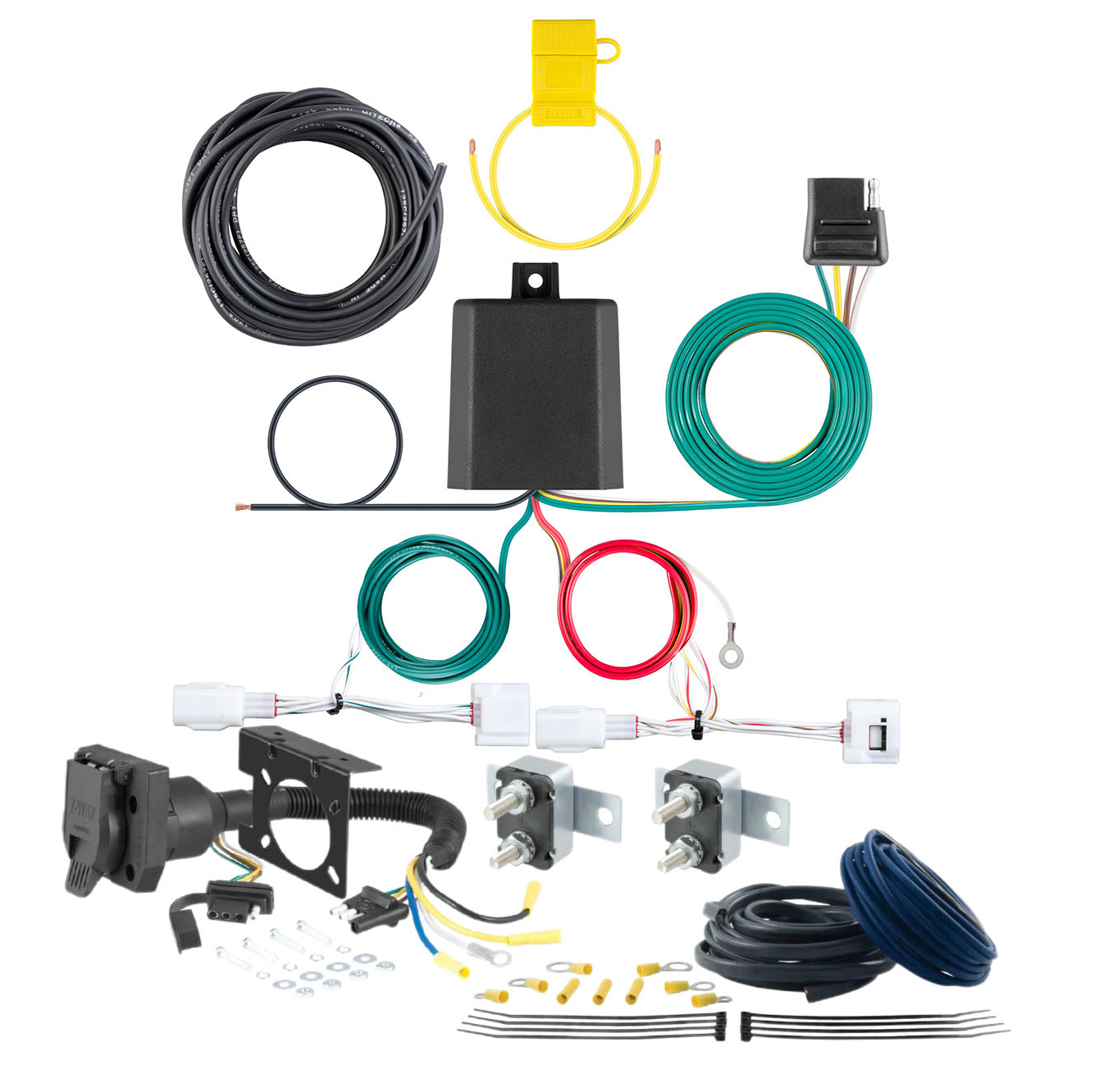 19 - 24 Toyota RAV4 CURT Trailer Brake Controller 7-Way Upgrade Kit  7WK2422 thumbnail 0