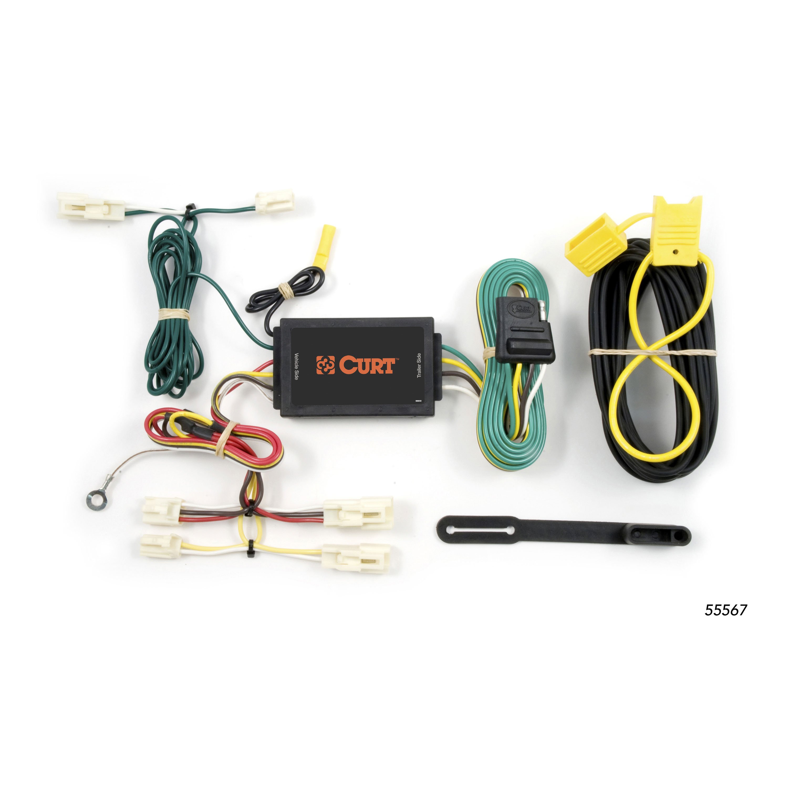 07 - 14 Toyota FJ Cruiser CURT Trailer Brake Controller 7-Way Upgrade Kit  7WK2387 thumbnail 1